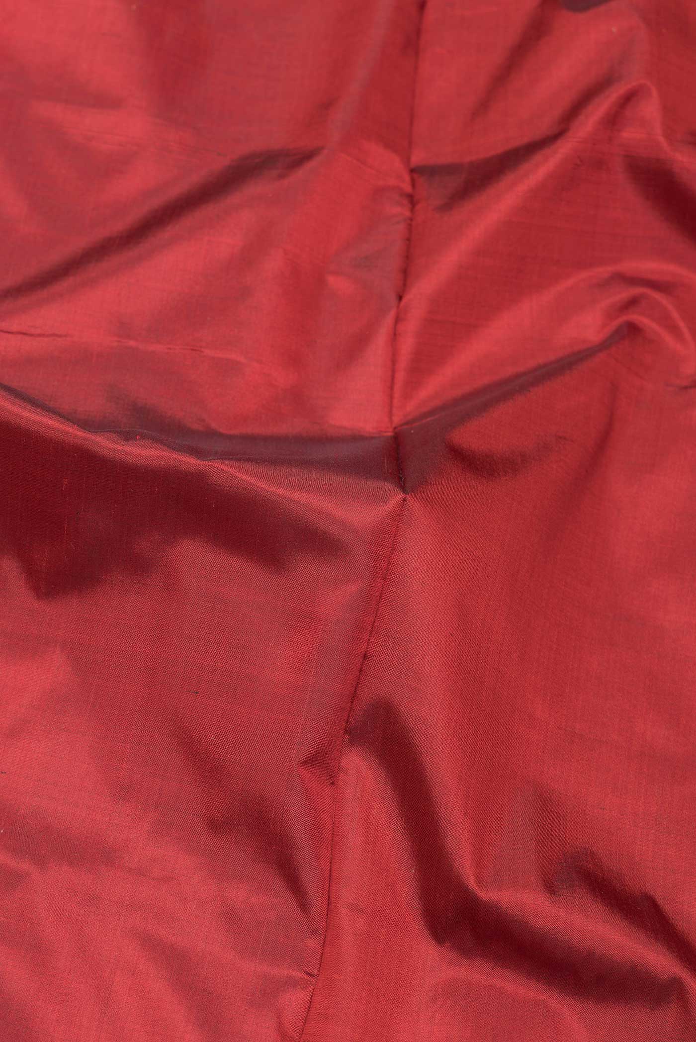 Maroon Banarasi Silk Saree - Image 2
