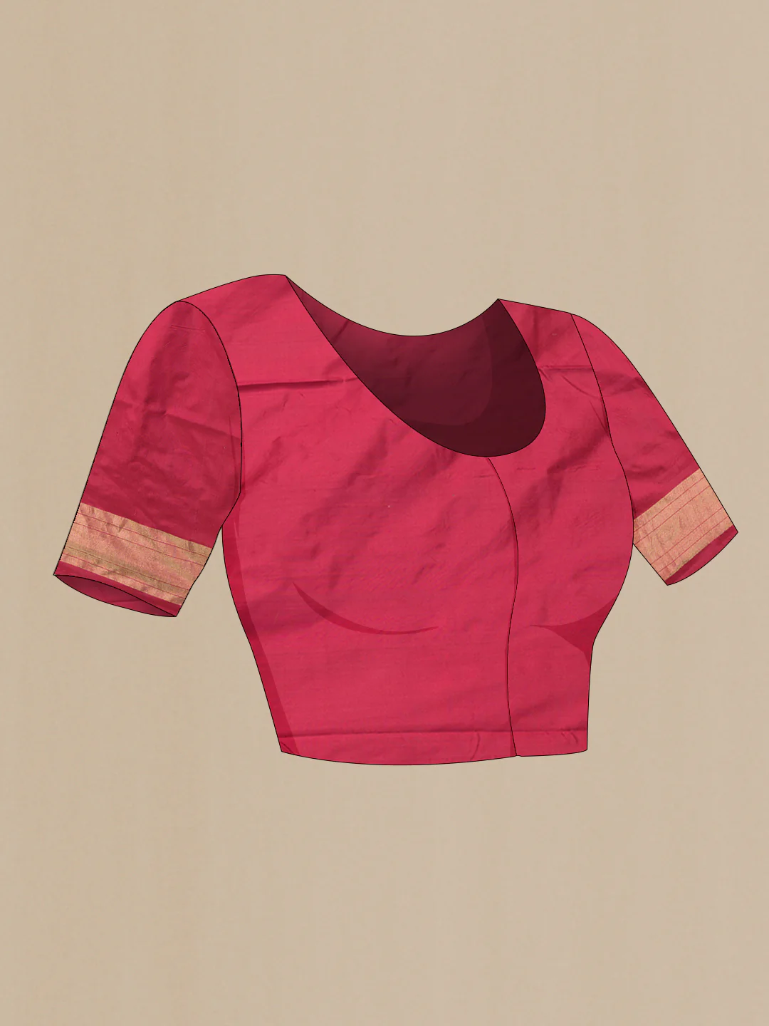Multi Color Pochampally Silk Saree - Image 5