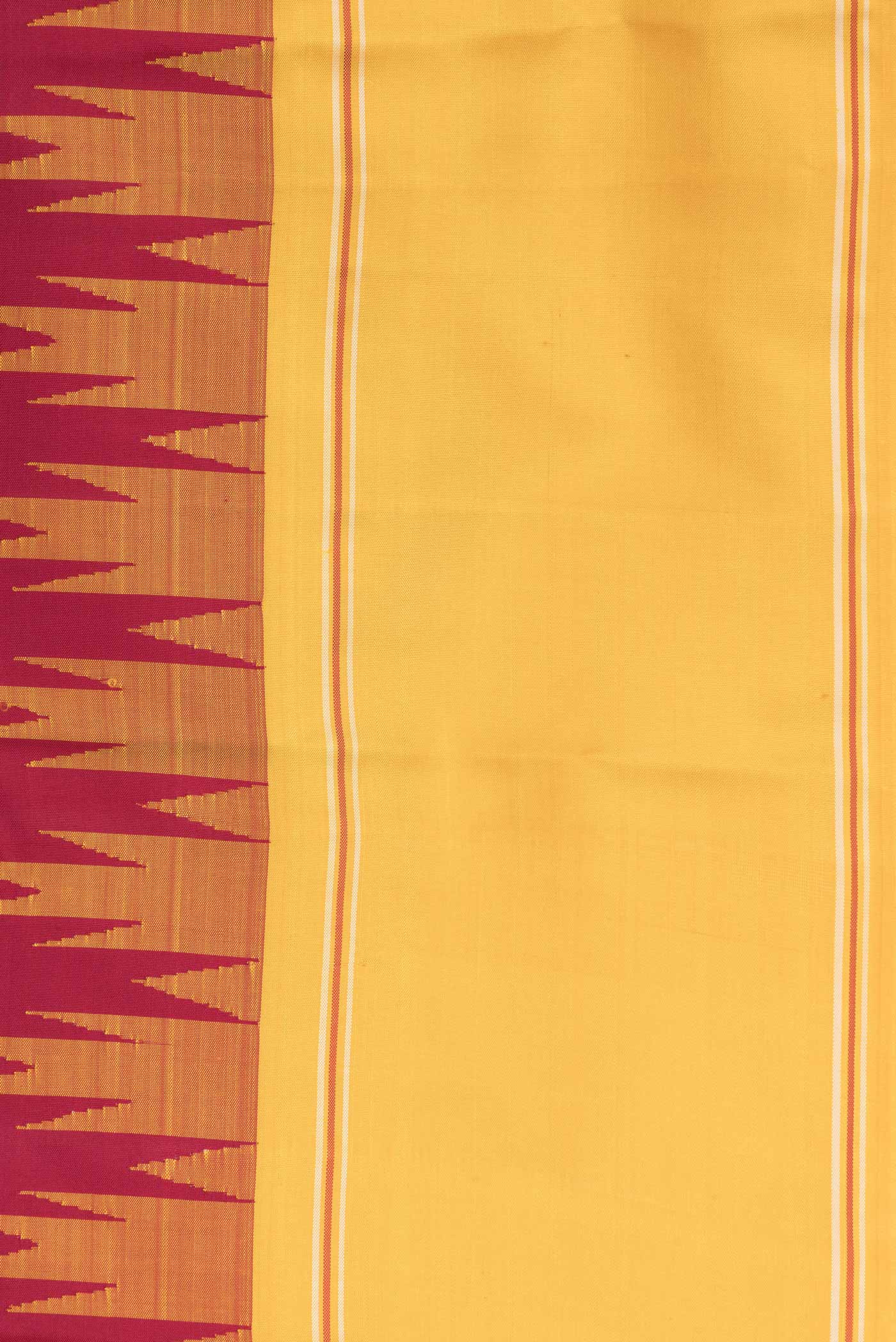 Maroon Kanchipuram Saree - Image 3