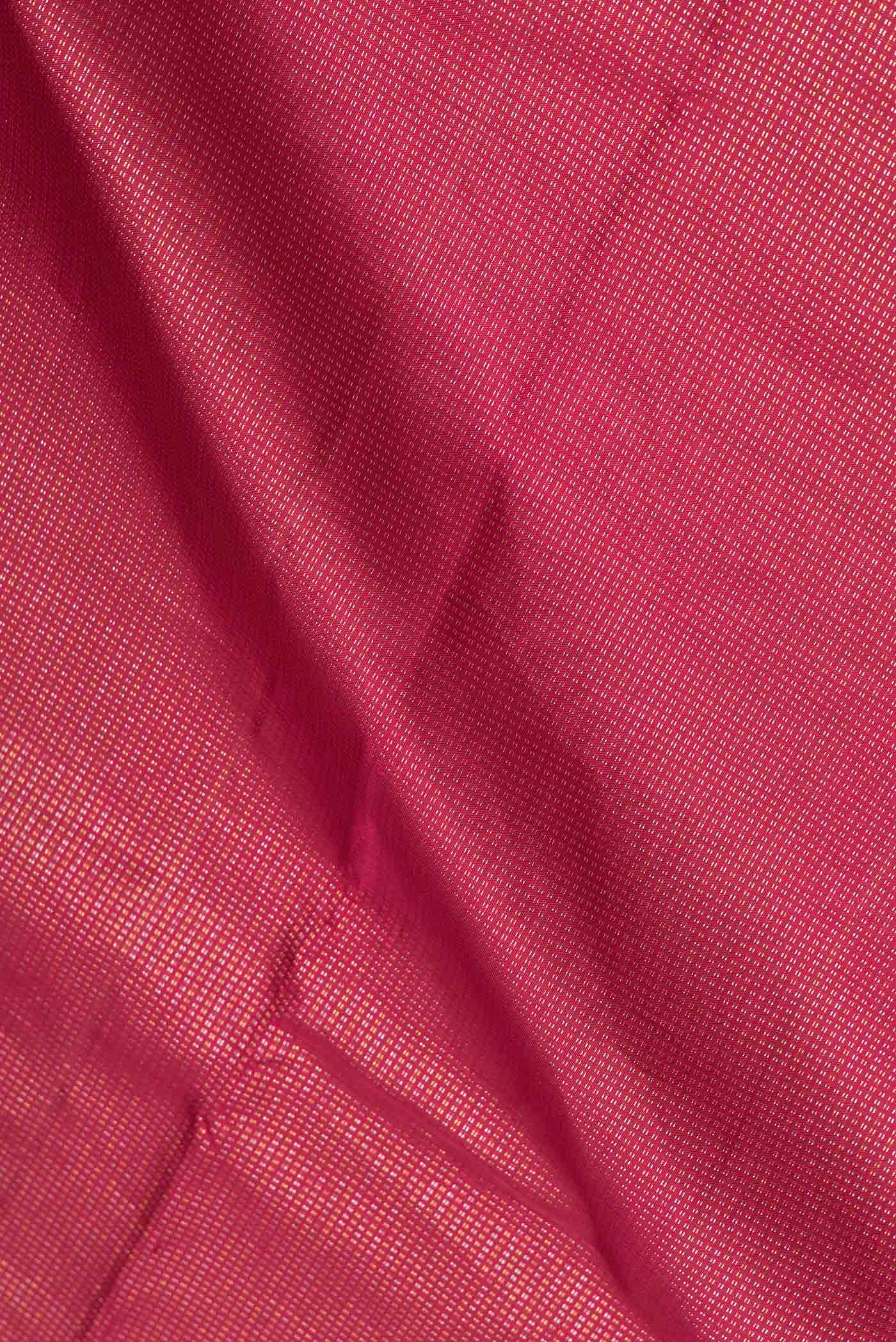 Maroon Dual Tone Kanchipuram Saree - Image 2