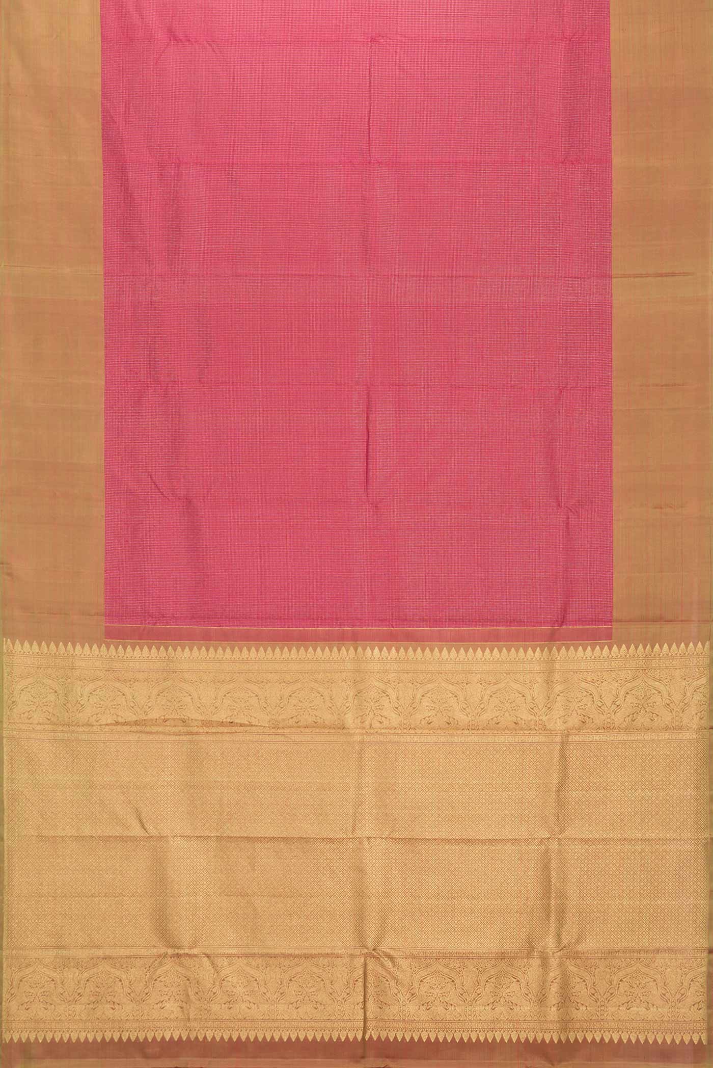 Maroon Dual Tone Kanchipuram Saree - Image 6