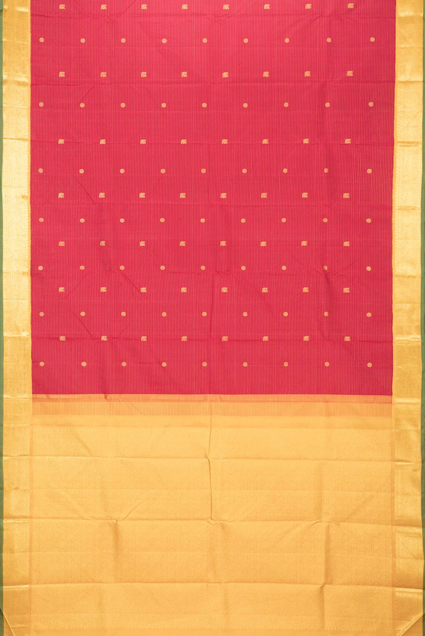 Maroon Dual Tone Kanjivaram Silk Saree - Image 6