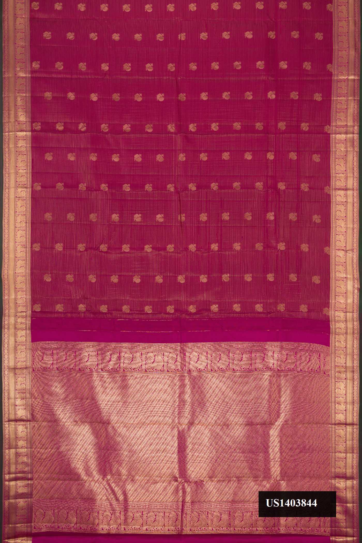 Maroon Dual Tone Kanchipuram Silk Saree