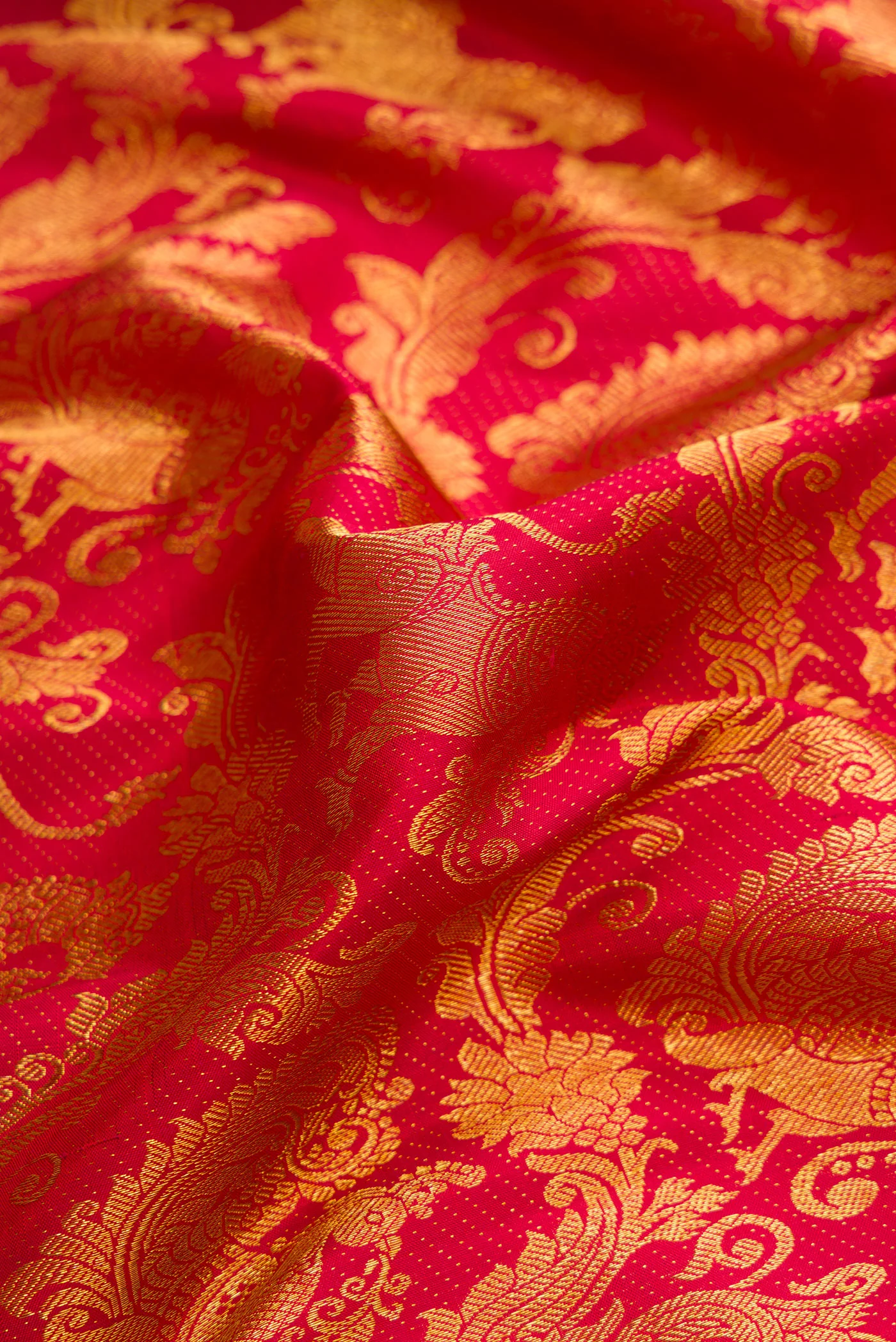 Maroon Kanchipuram Silk Saree - Image 3