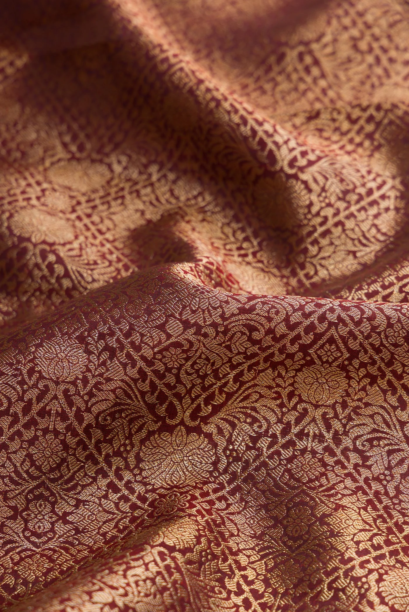 Coffee Brown Kanchipuram Silk Saree - Image 2
