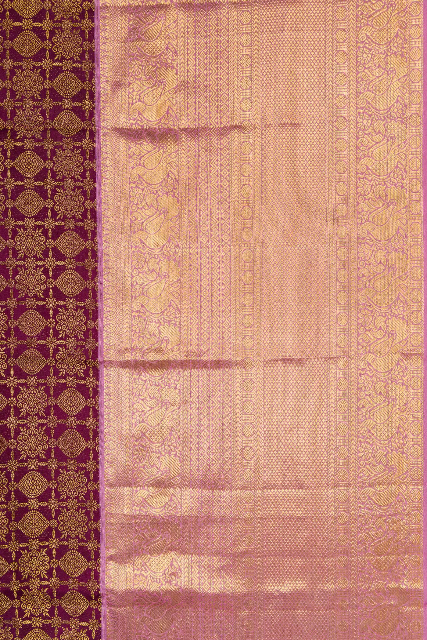 Coffee Brown Kanjivaram Silk Saree - Image 3