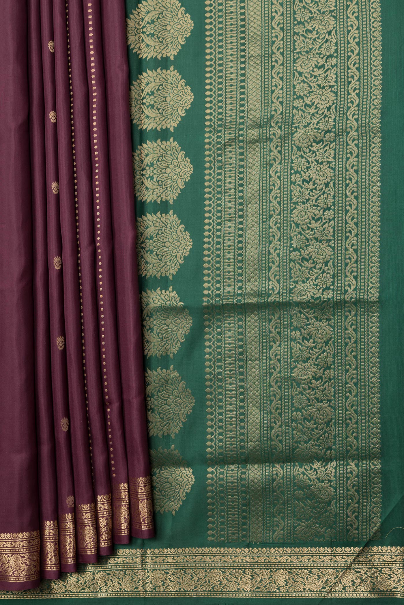 Coffee Brown Soft Silk Saree - Image 4