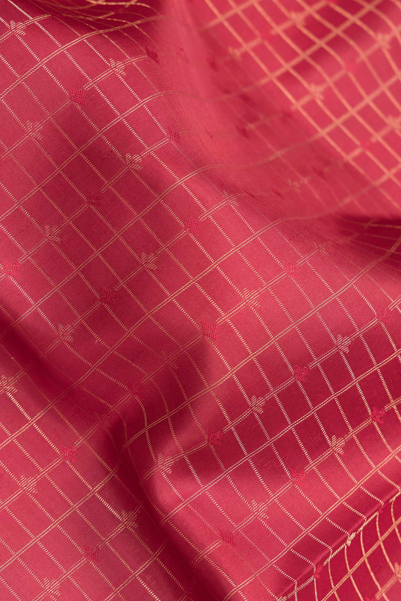 Maroon Soft Silk Saree - Image 2
