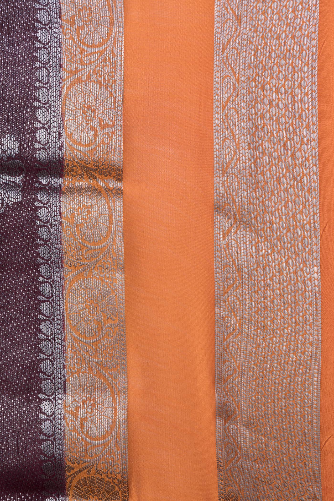 Coffee Brown Banarasi Raw Silk Saree - Image 3
