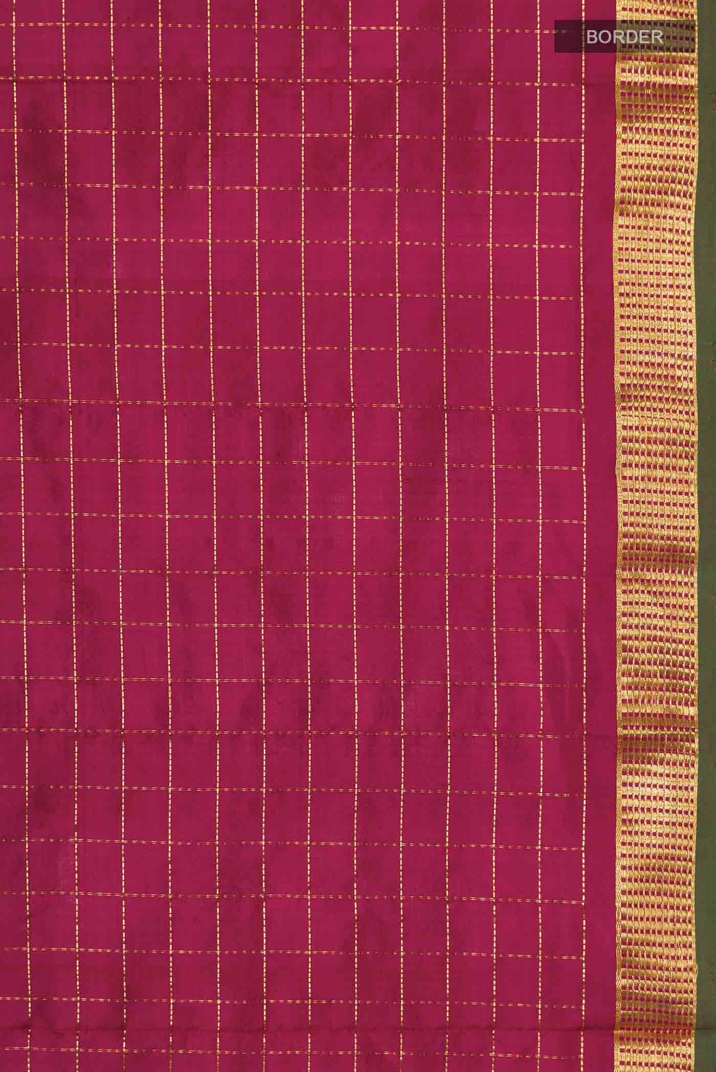 Maroon Kanchipuram Silk Saree - Image 3