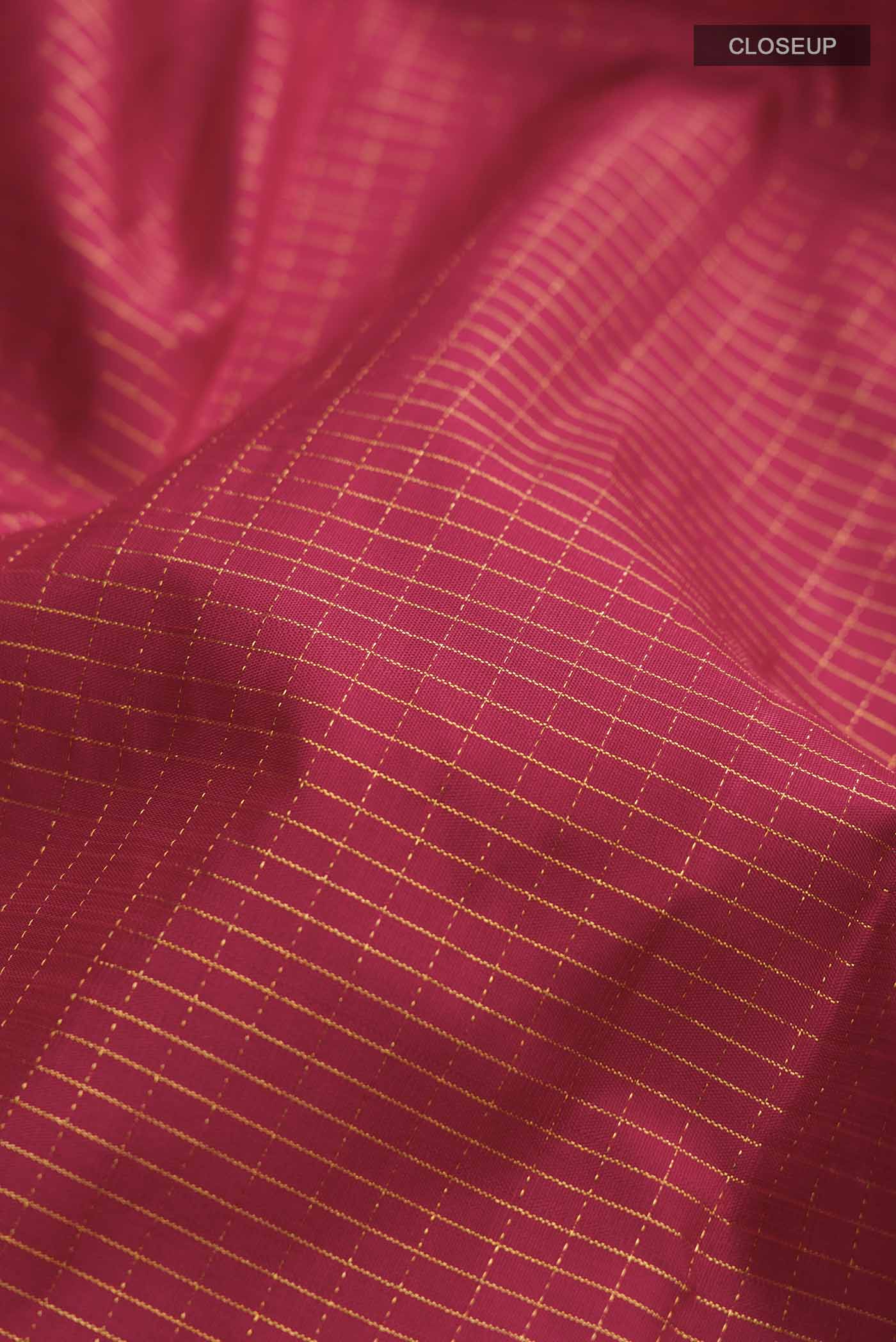 Maroon Kanchipuram Silk Saree - Image 2