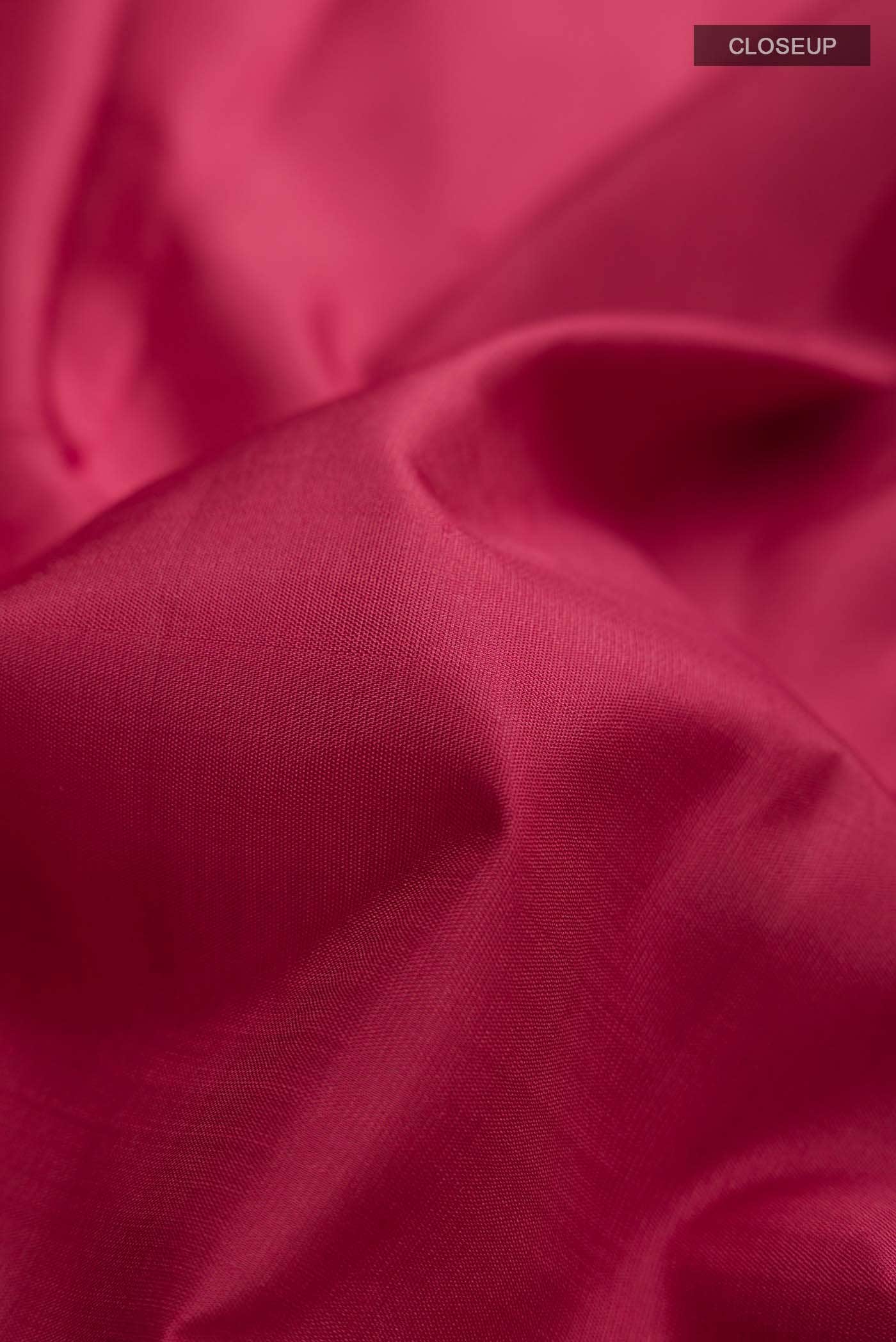 Maroon Kanjivaram Silk Saree - Image 3