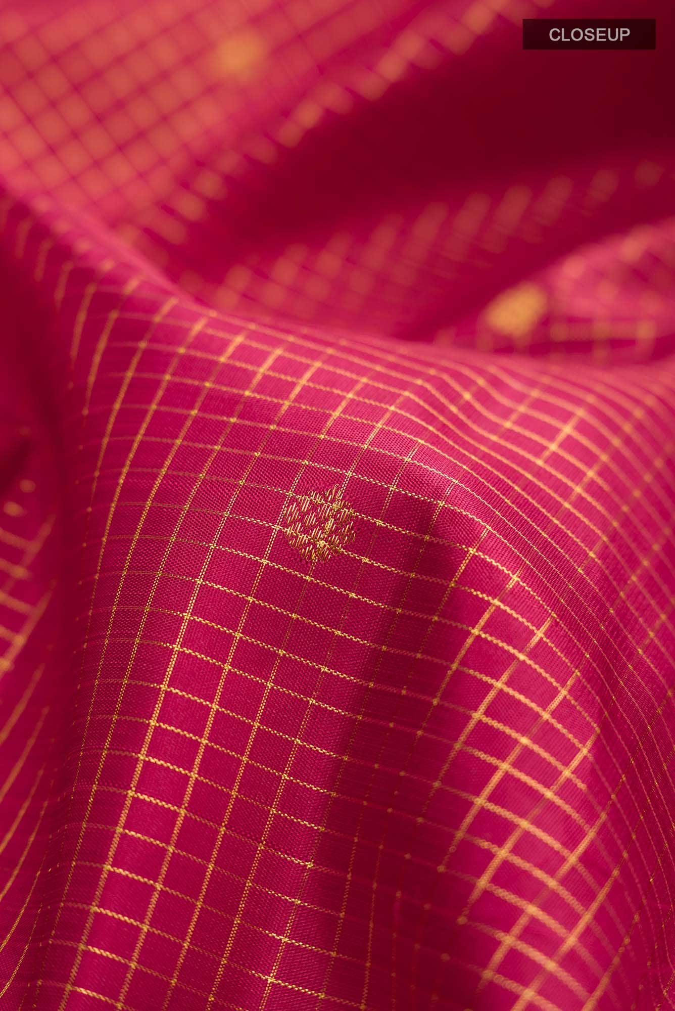 Maroon Kanjivaram Silk Saree - Image 3