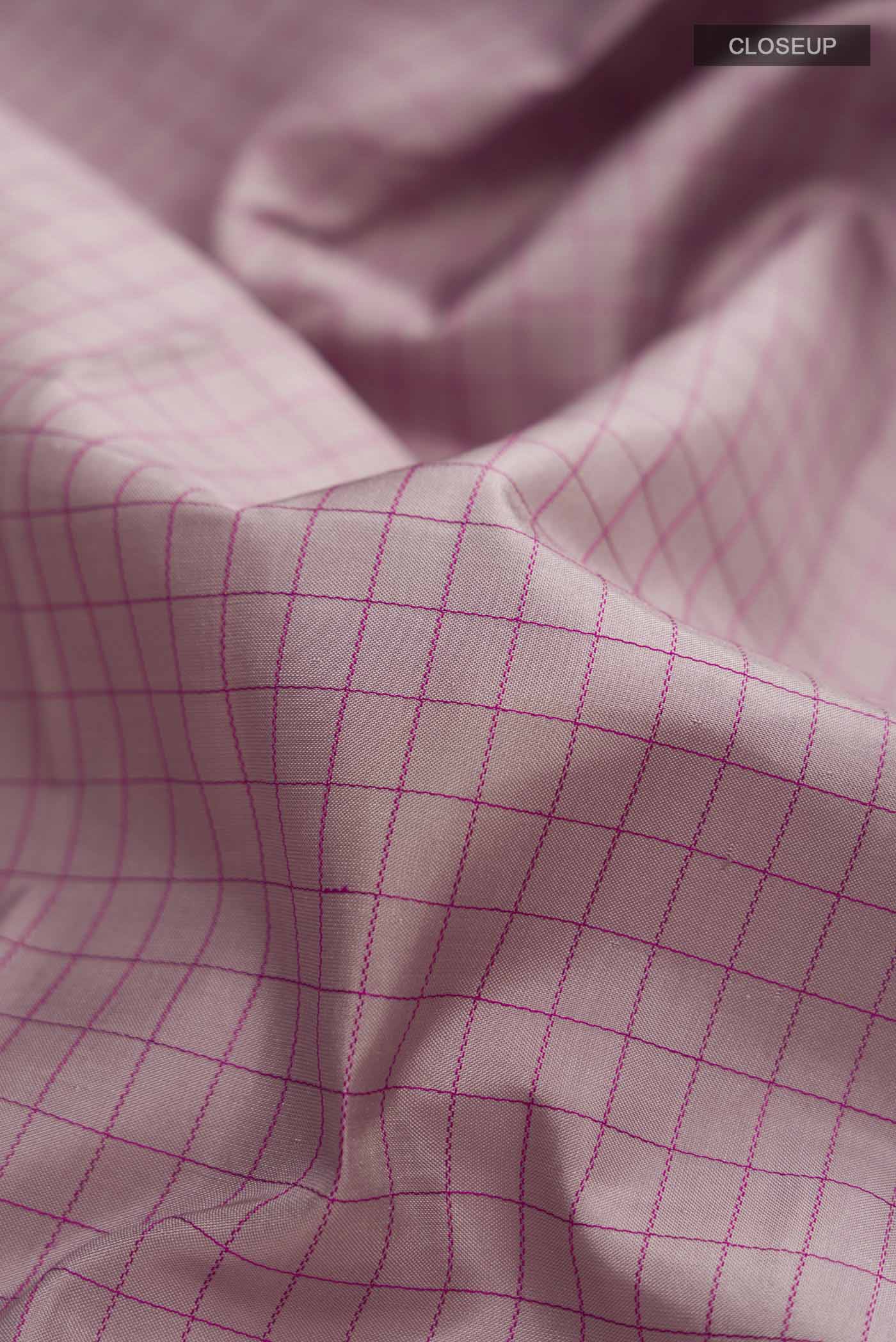 Mauve Kanchipuram Silk Saree - Image 2