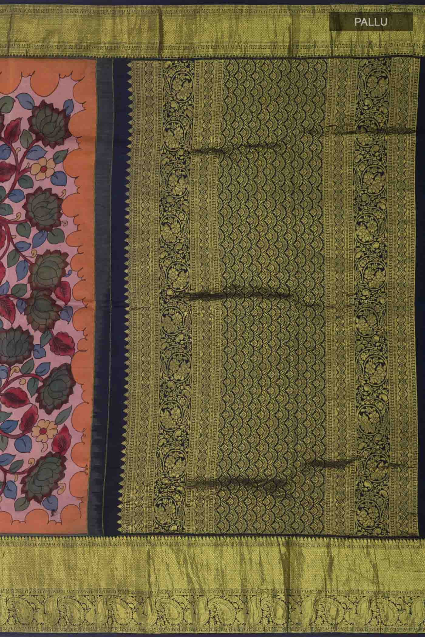 Mauve Kanchipuram Silk Saree - Image 7