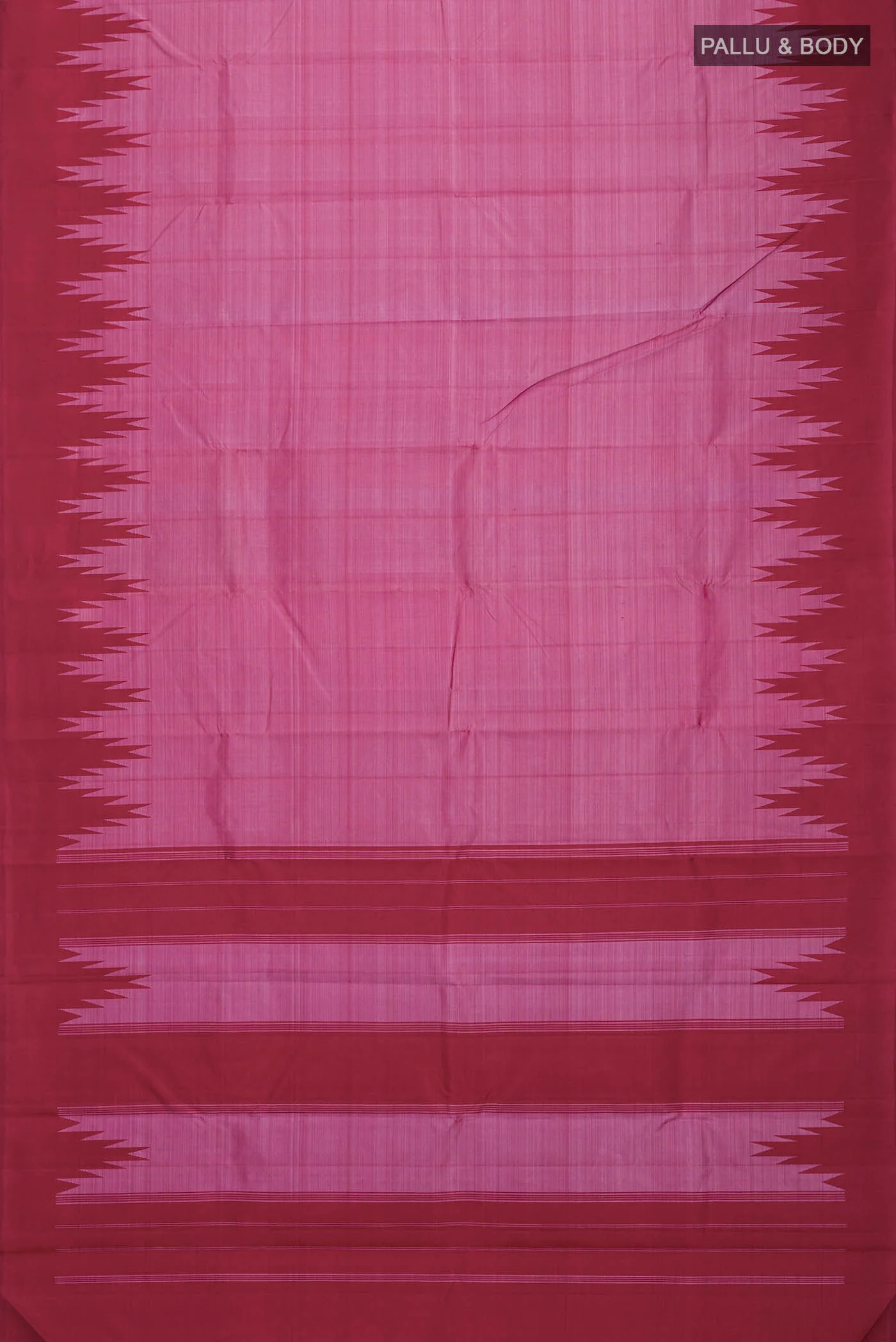 Pink Kanchipuram Silk Saree - Image 6