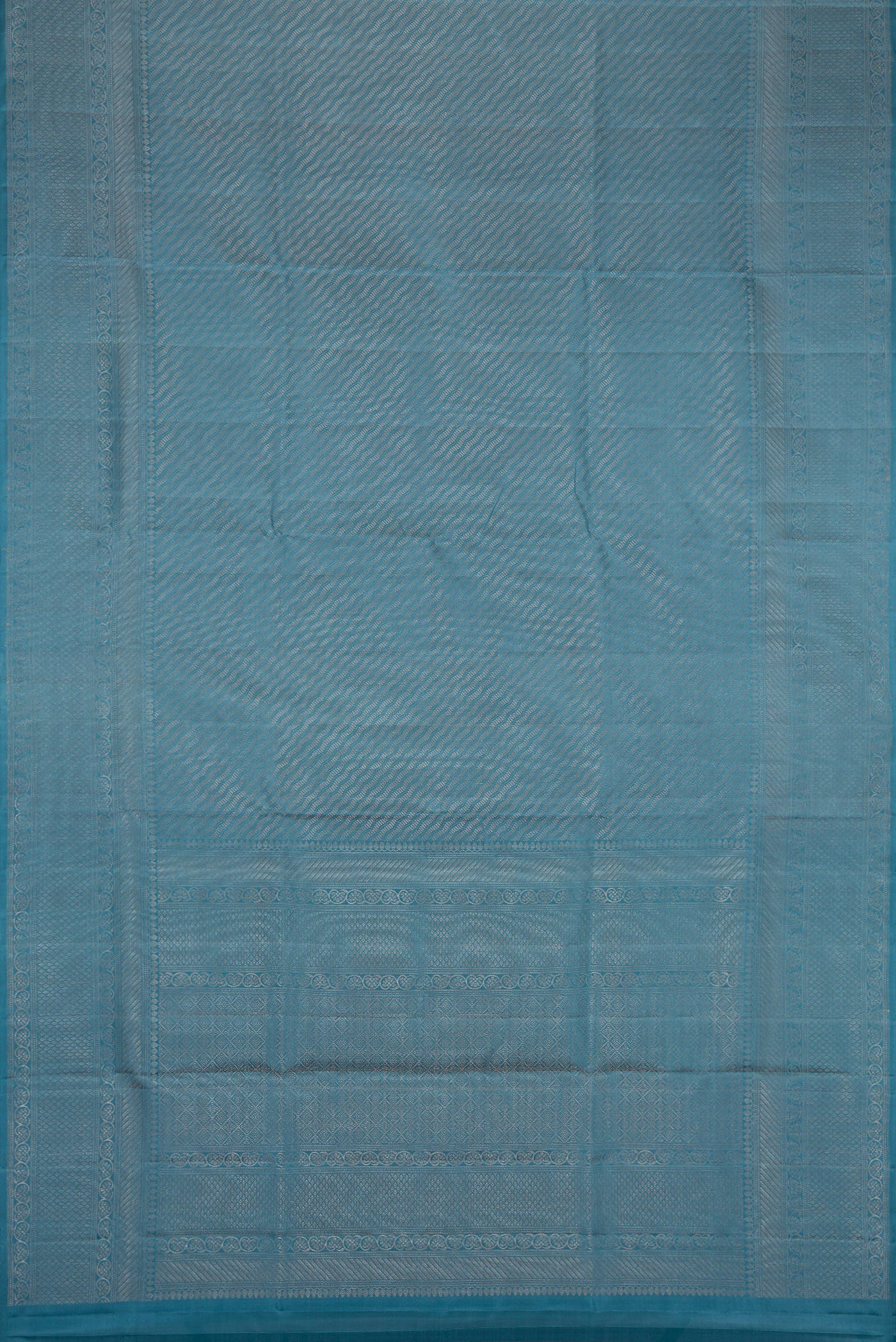 Maya Blue Soft Silk Saree - Image 6