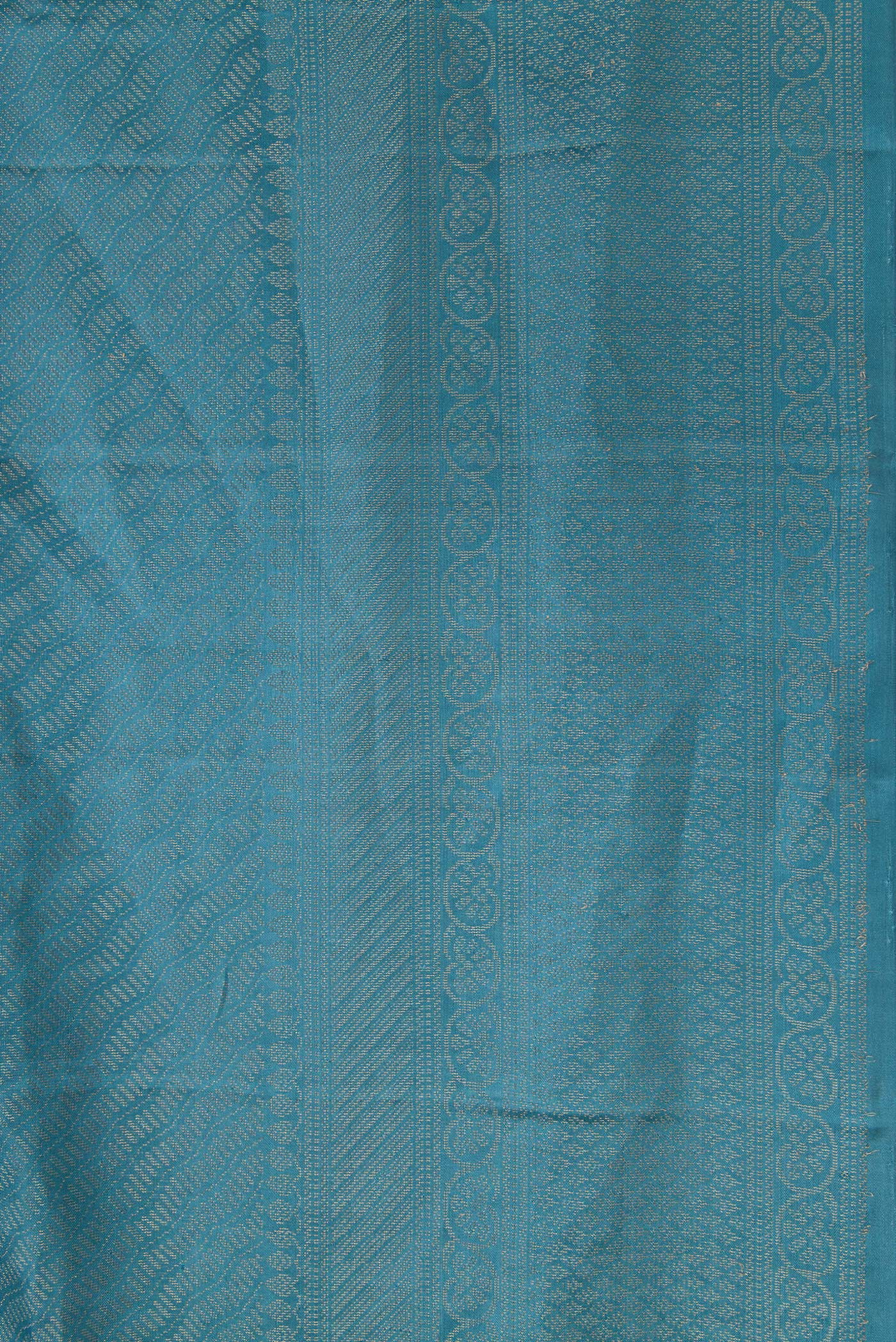 Maya Blue Soft Silk Saree - Image 3