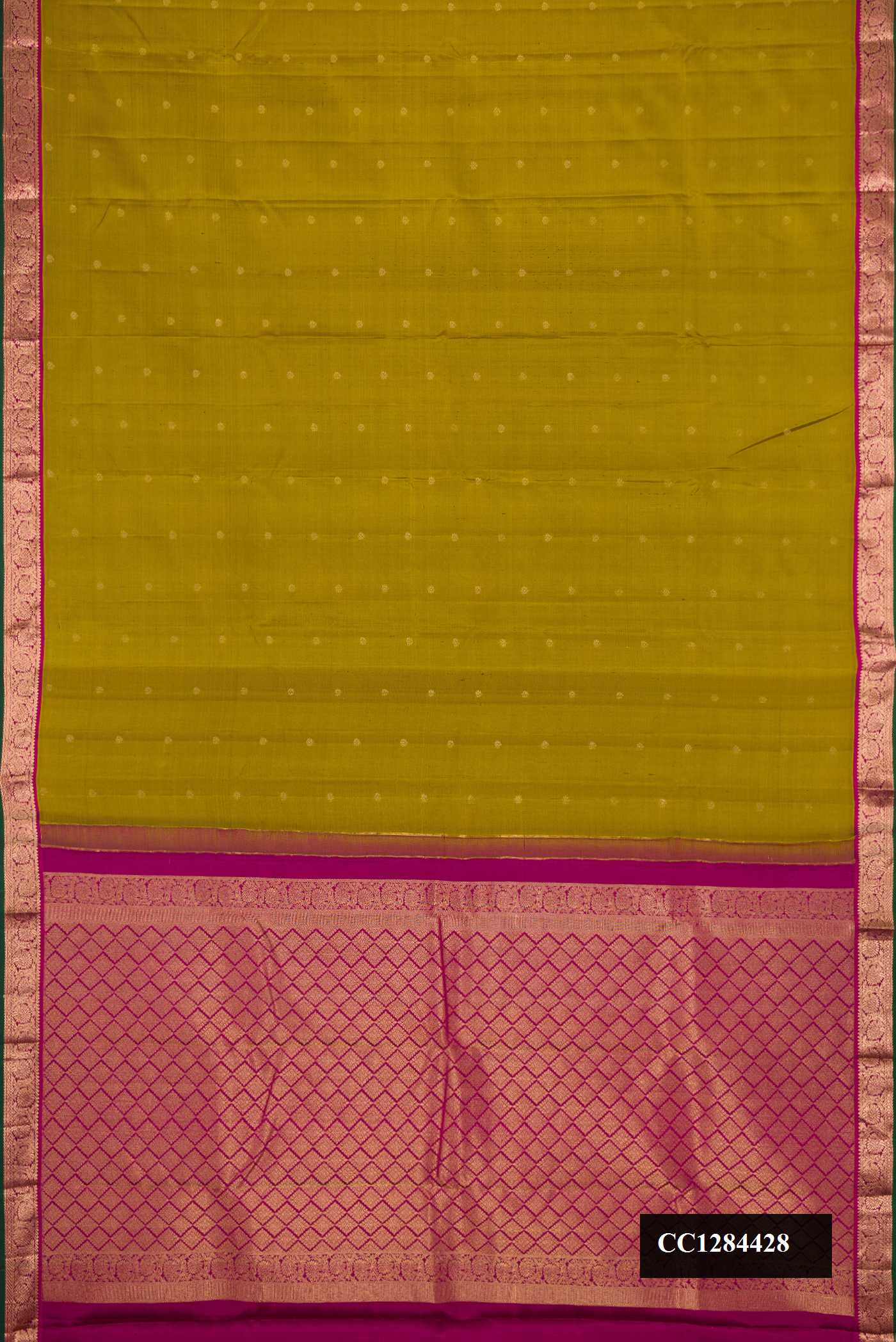 Mehandi Green Dual Tone Kanchipuram Silk Saree