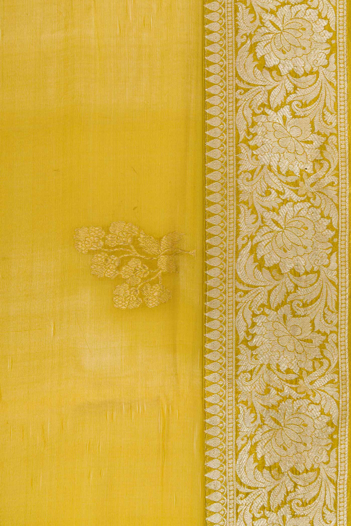 Mehandi Green Organza Silk Saree - Image 3
