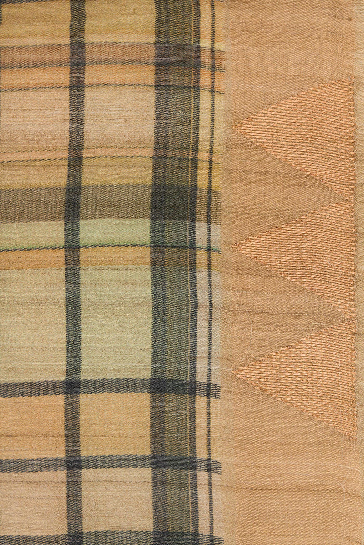 Multi Color Tussar Silk Saree - Image 3