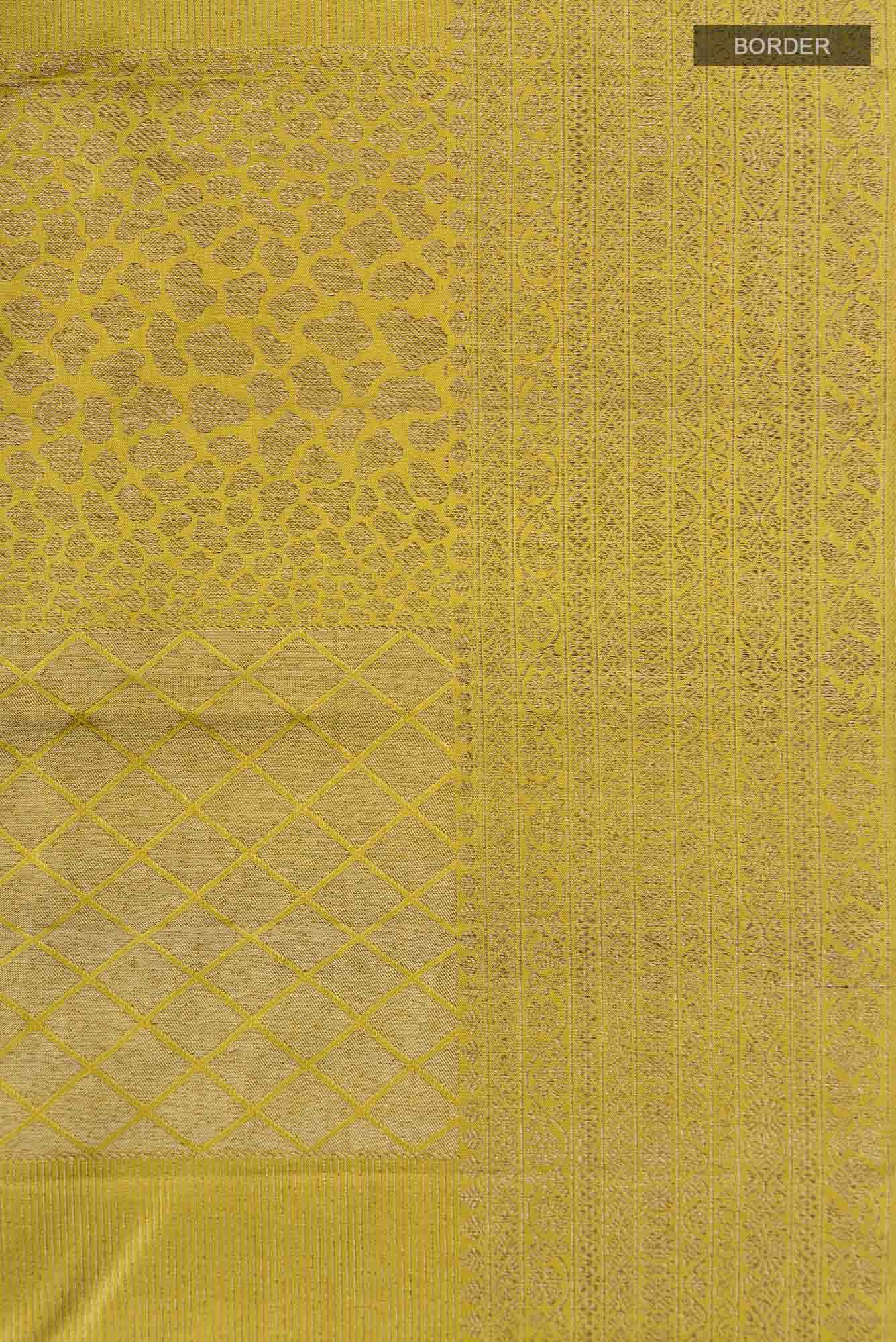 Mehandi Green Kanjivaram Silk Saree - Image 5