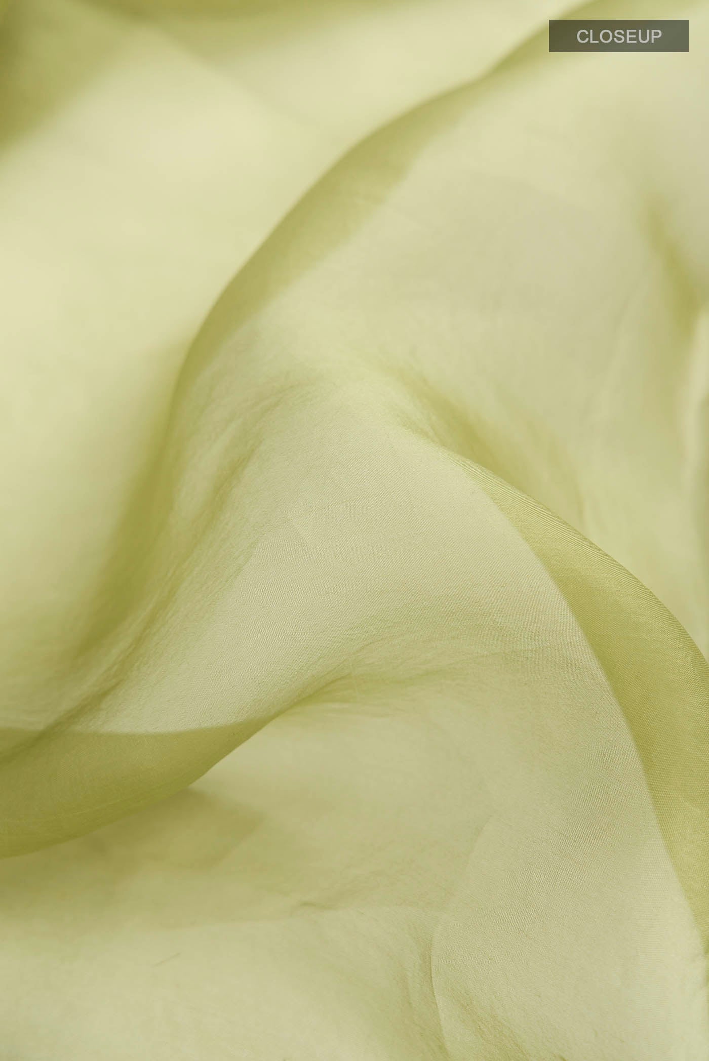 Mira-Green Organza Silk Saree - Image 7