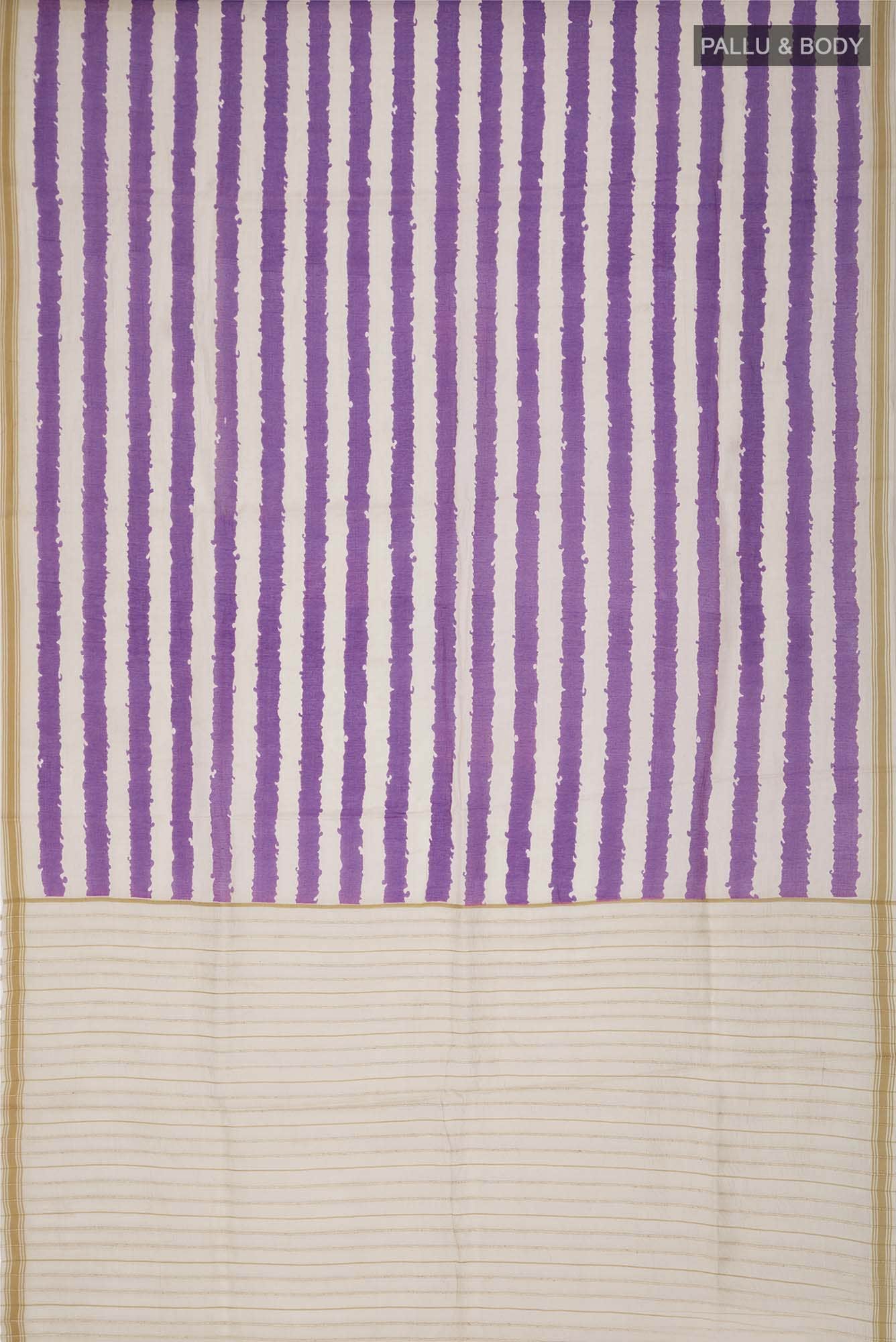 Multi Bhagalpuri Tussar Silk Saree - Image 3