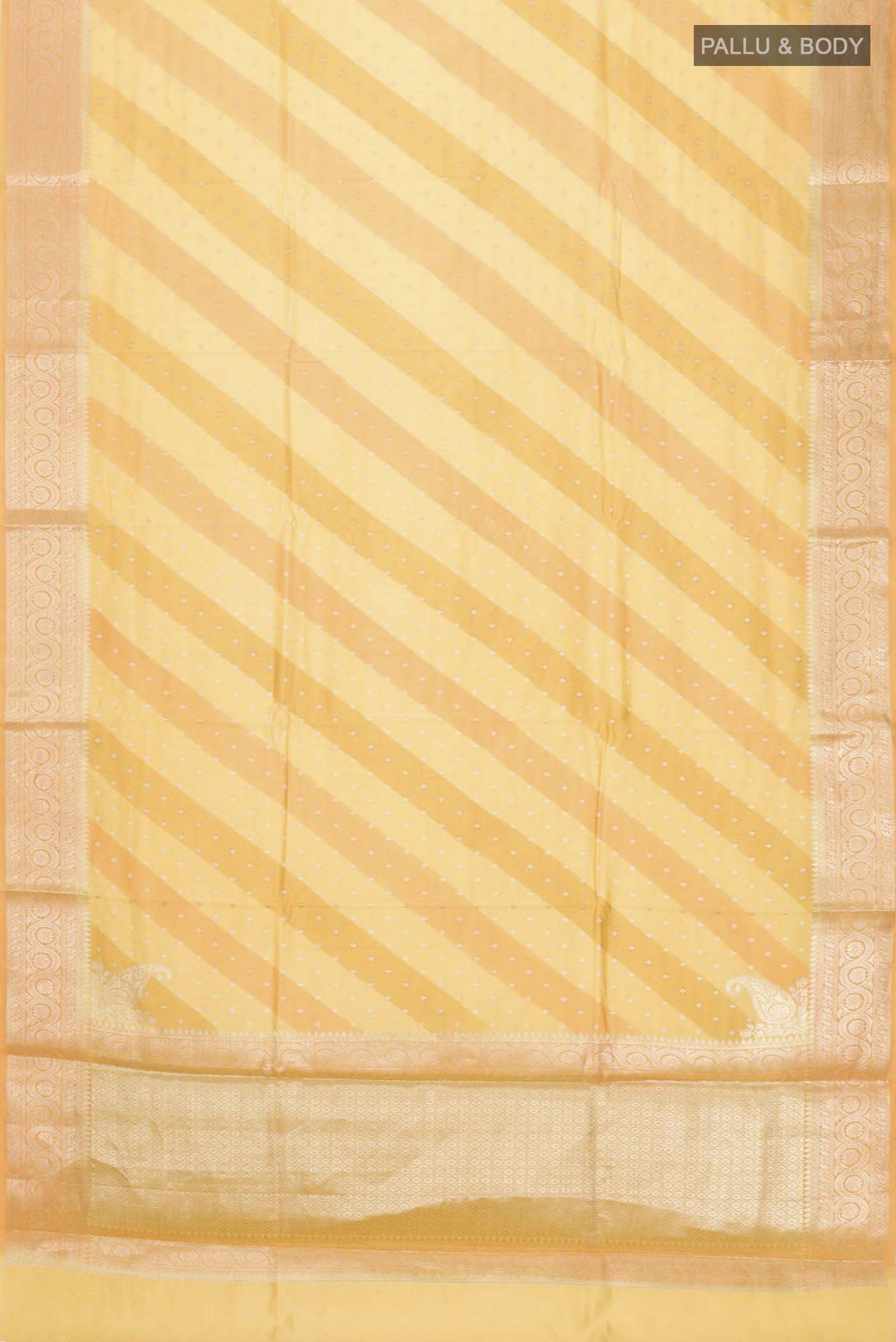 Multi Color Banarasi Raw Silk Saree - Image 5