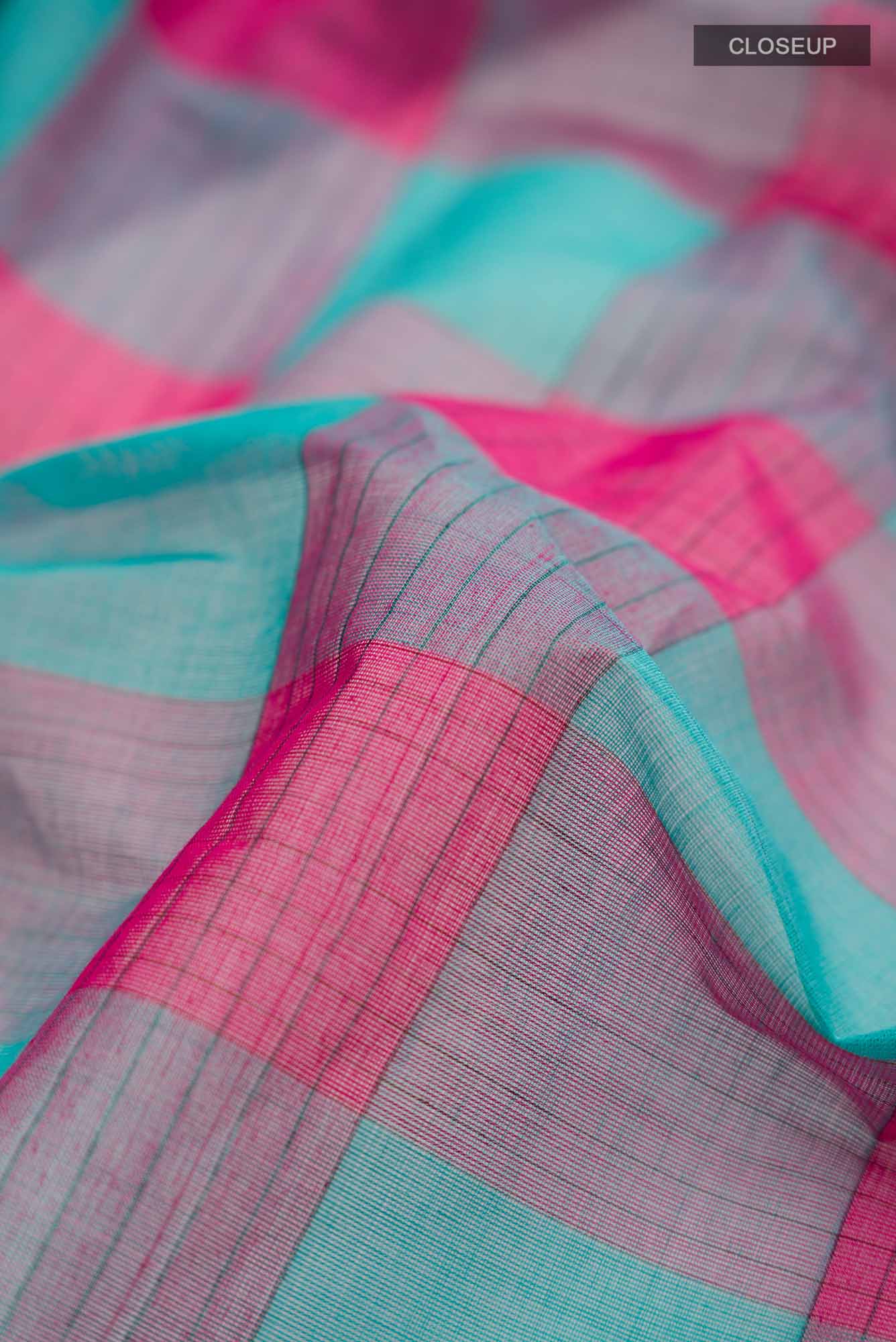 Multi Color Coimbatore Cotton Saree - Image 2