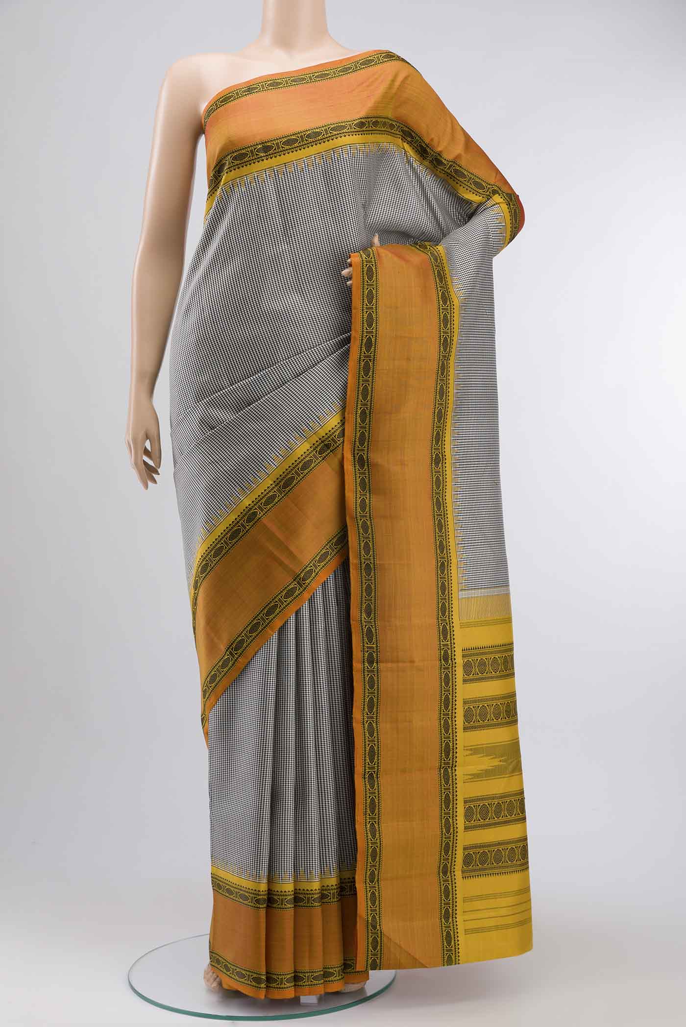 Multi Color Kanjivaram Silk Saree
