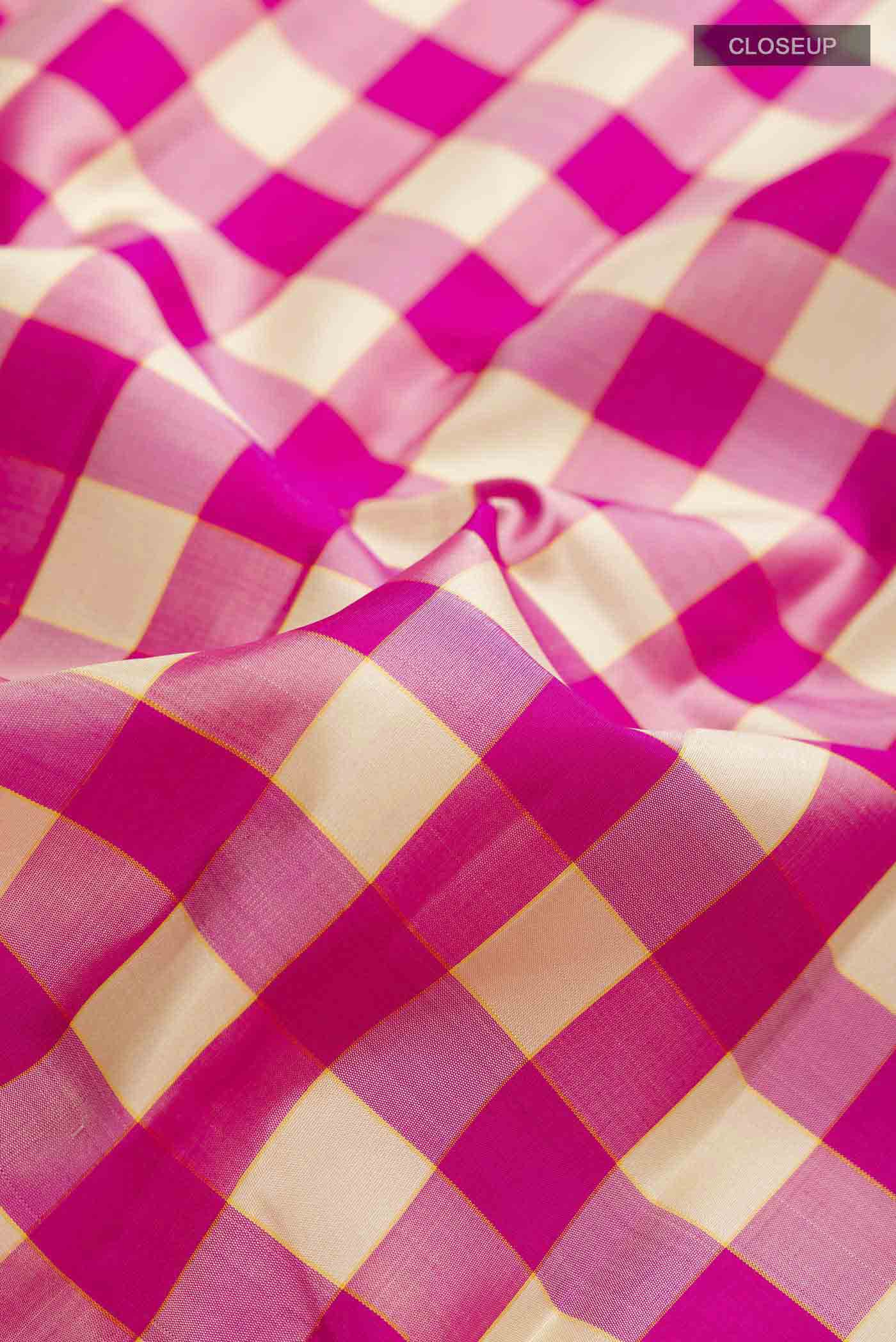 Multi Color Kanjivaram Silk Saree - Image 2