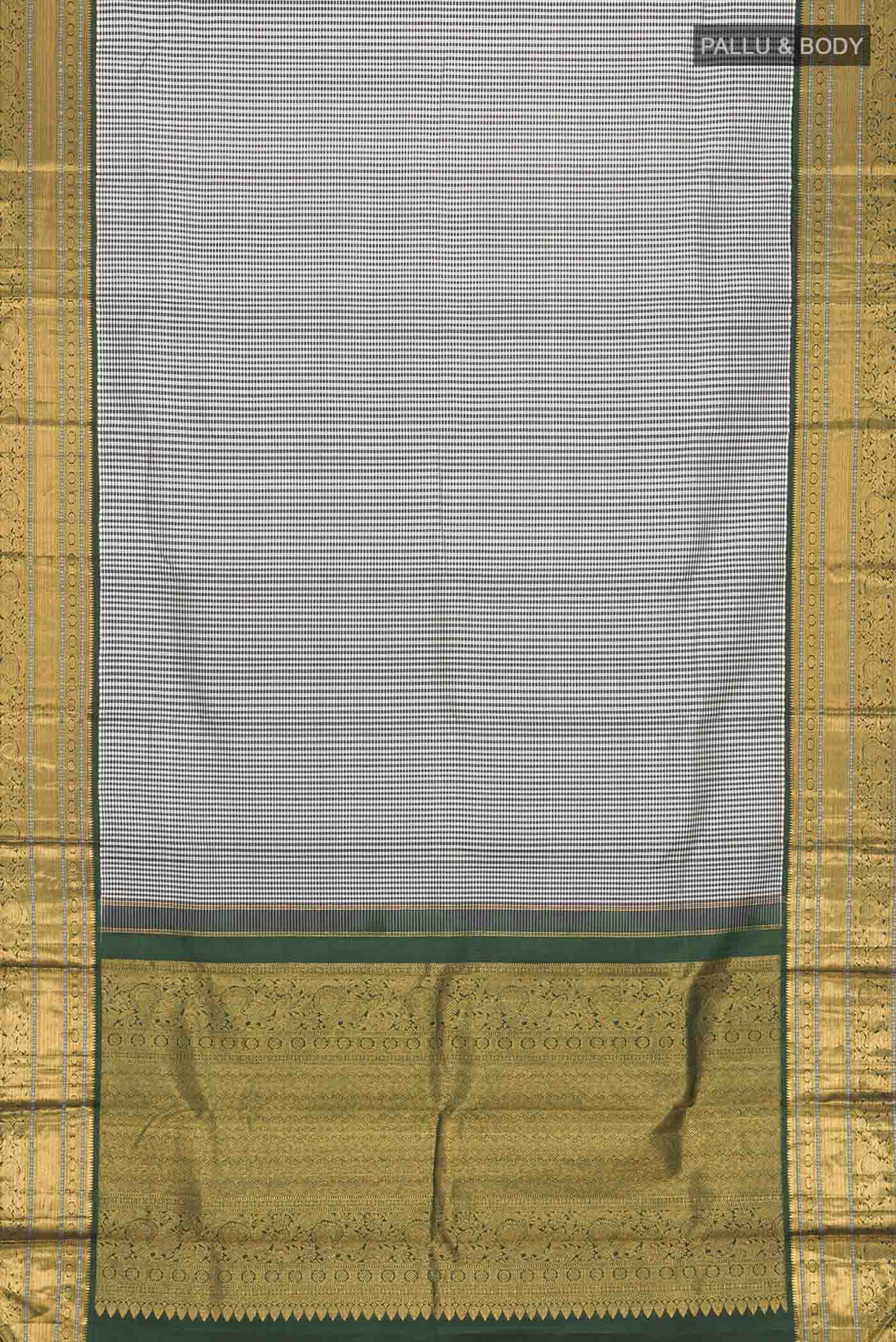 Multi Color Kanjivaram Silk Saree - Image 6
