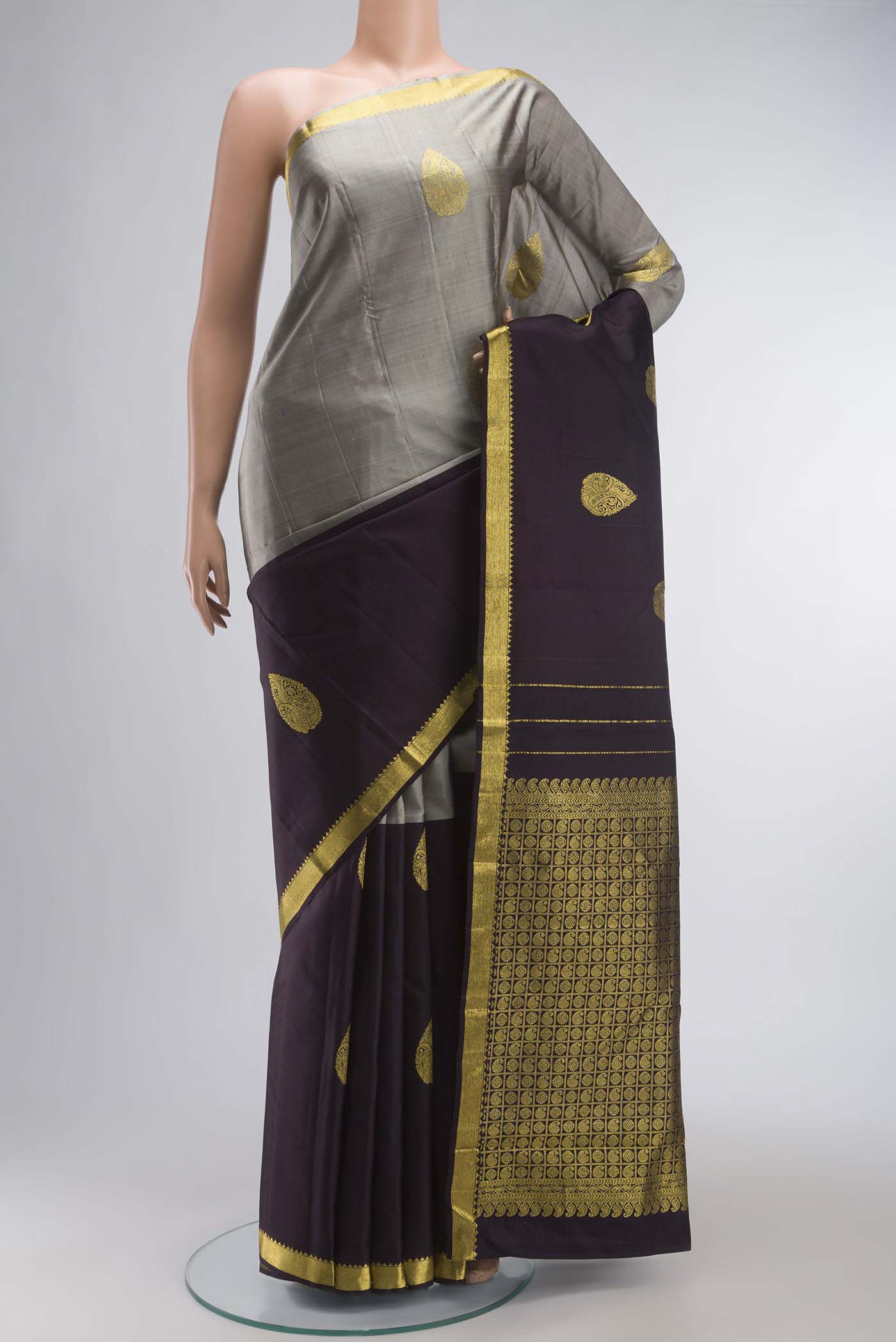 Multi Color Kanchipuram Silk Saree
