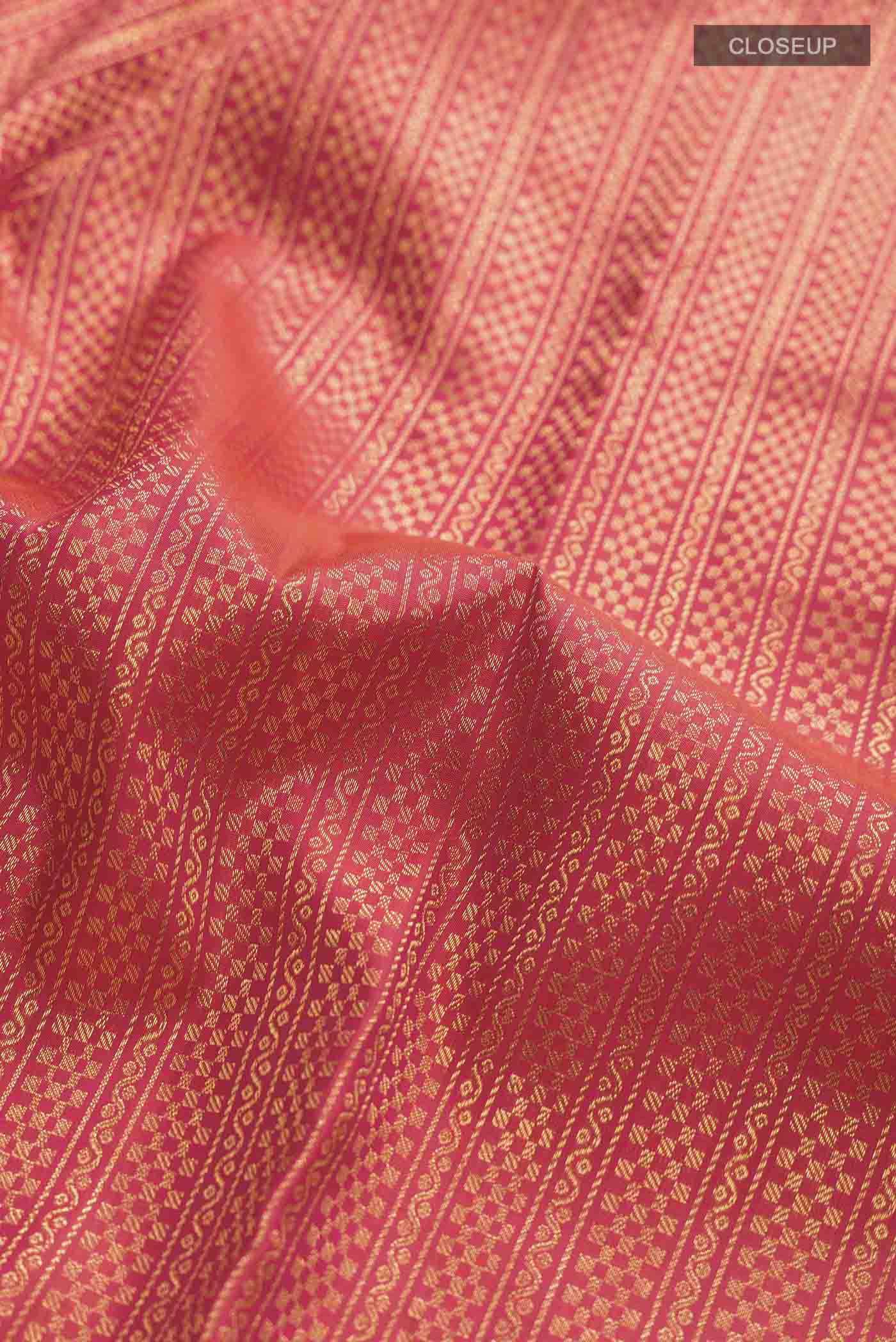 Multi Color Kanchipuram Silk Saree - Image 2