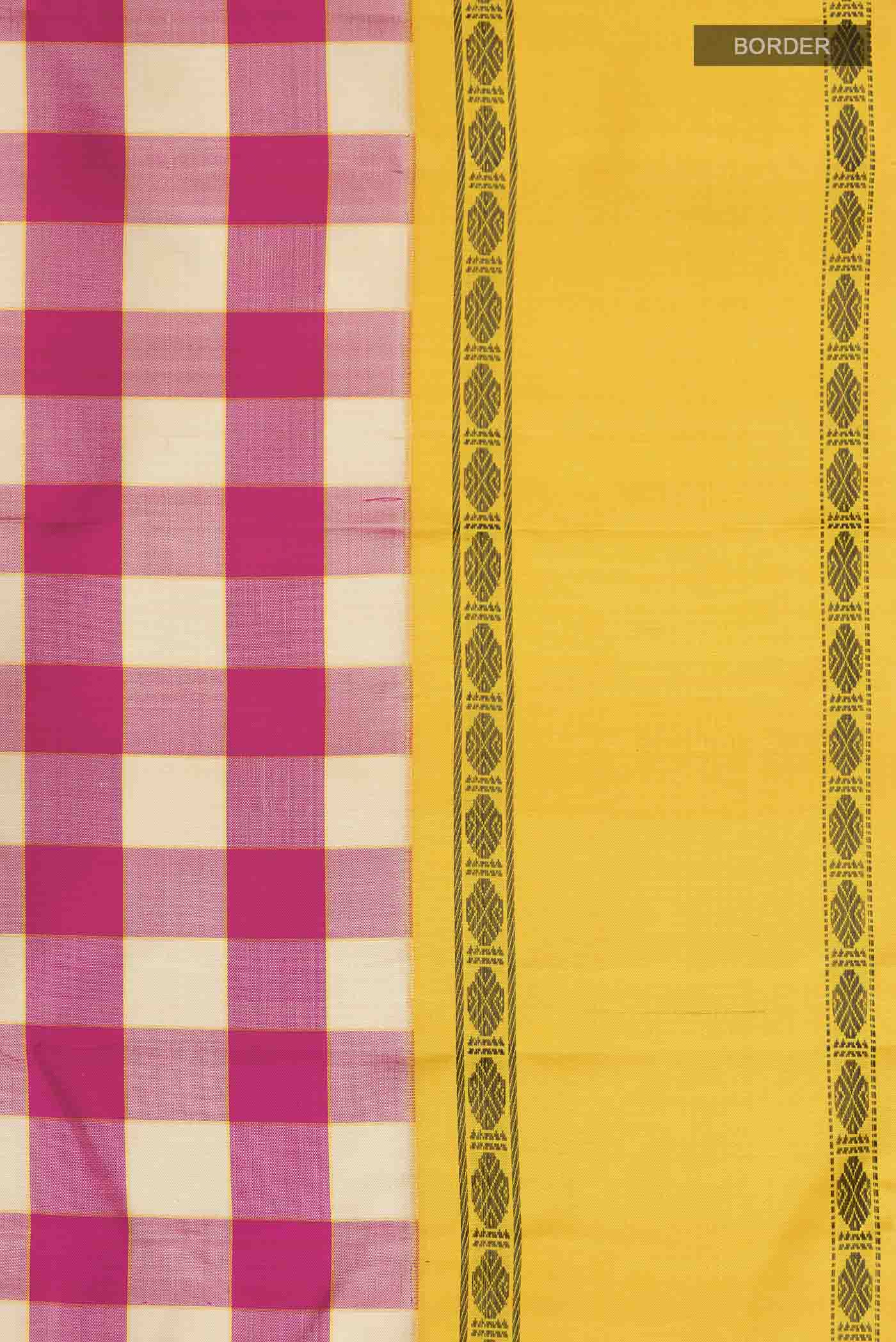 Multi Color Kanjivaram Silk Saree - Image 3