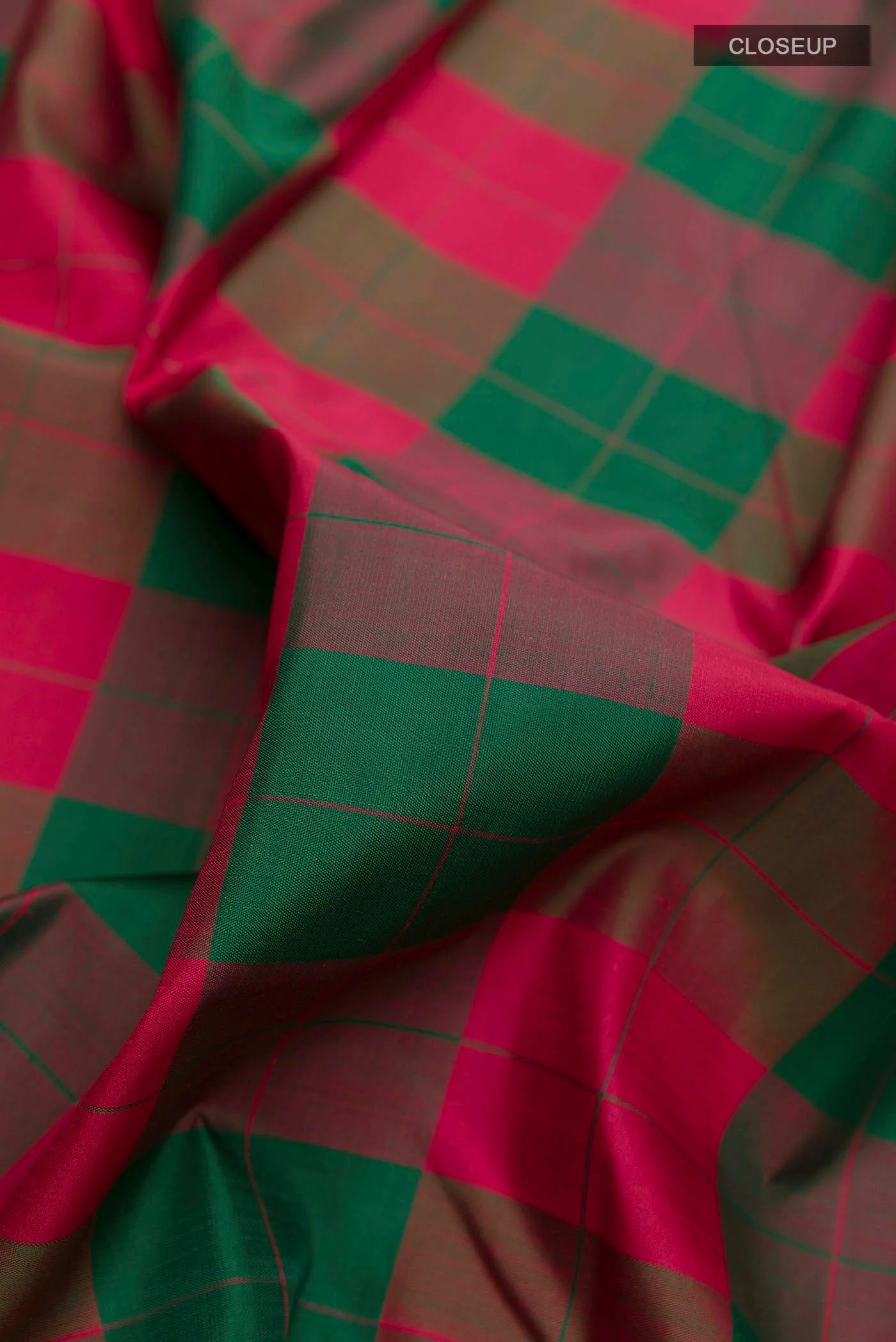 Multi Color Kanjivaram Silk Saree - Image 2