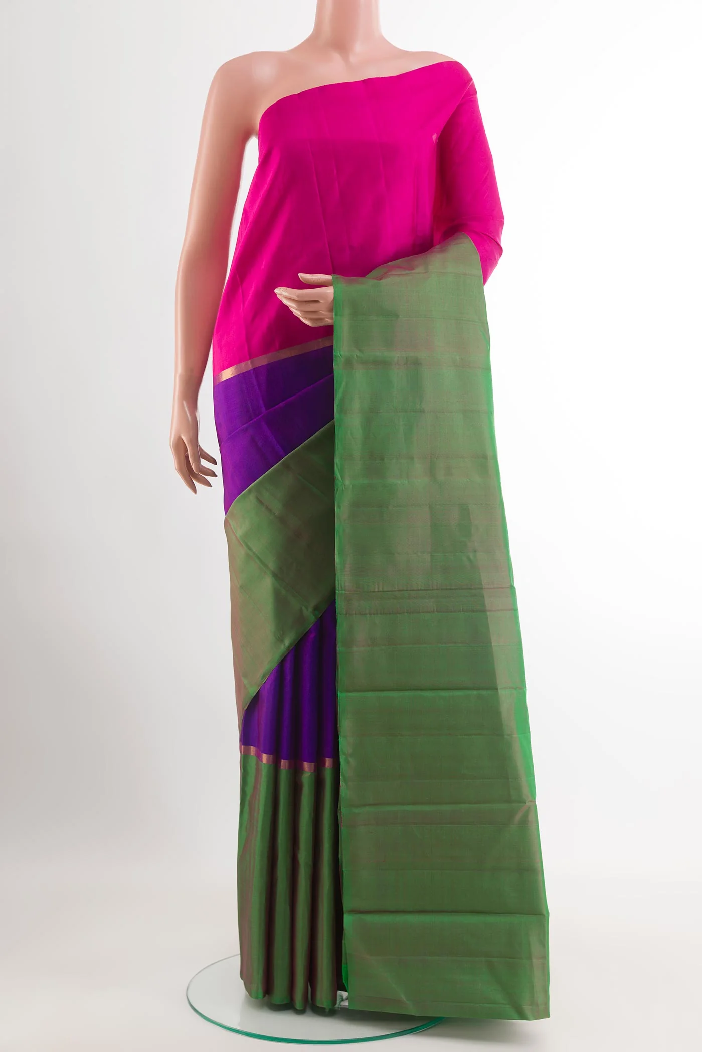 Purple Kanjivaram Silk Saree