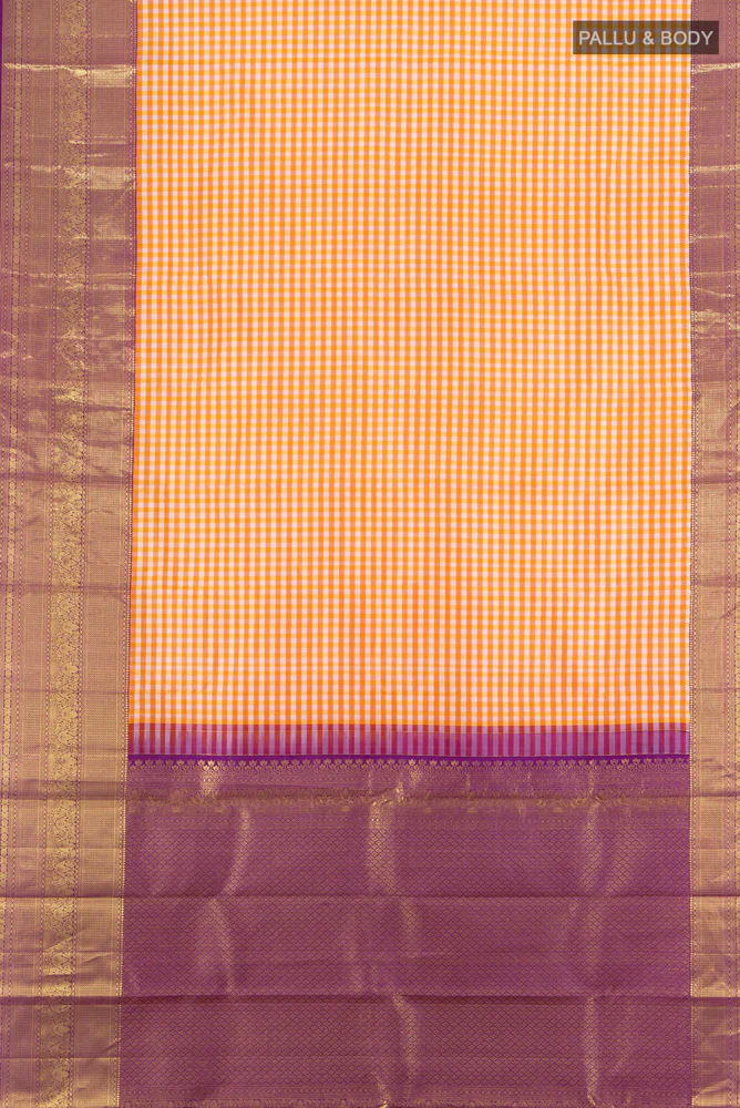 Multi Color Kanjivaram Silk Saree - Image 5