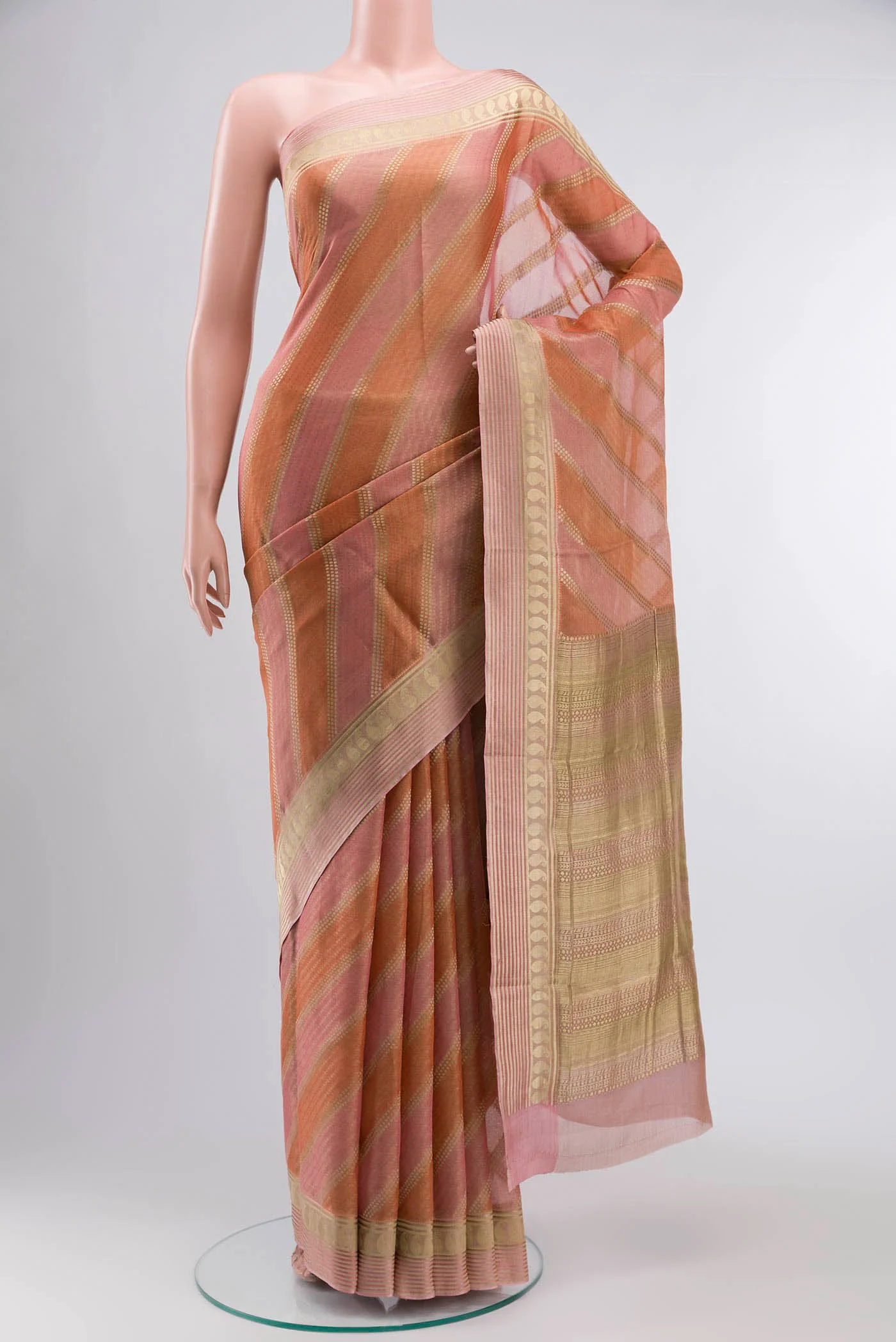 Multi Color Mysore Georgette Saree