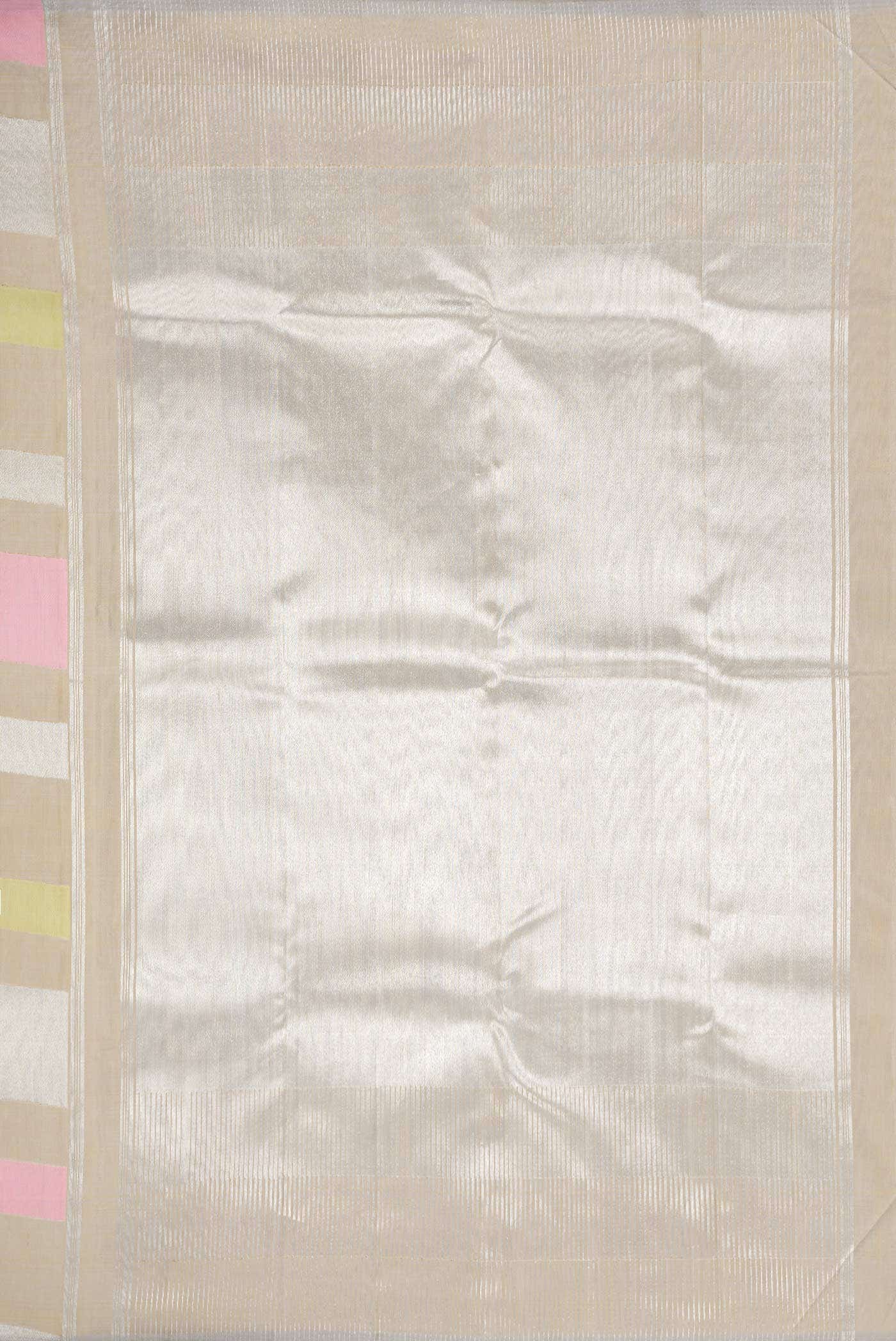 Pure Silk Pure Zari Multi Kanjivaram Saree - Image 10