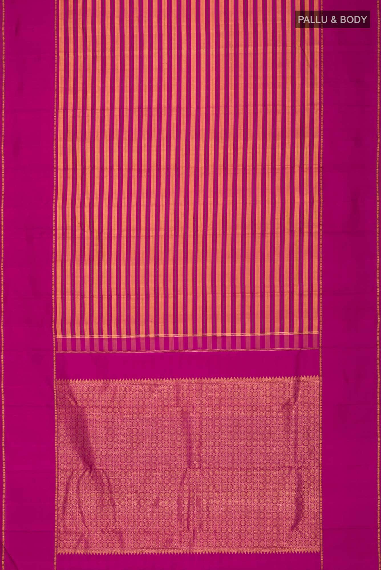Multi Kanjivaram Silk Saree - Image 4