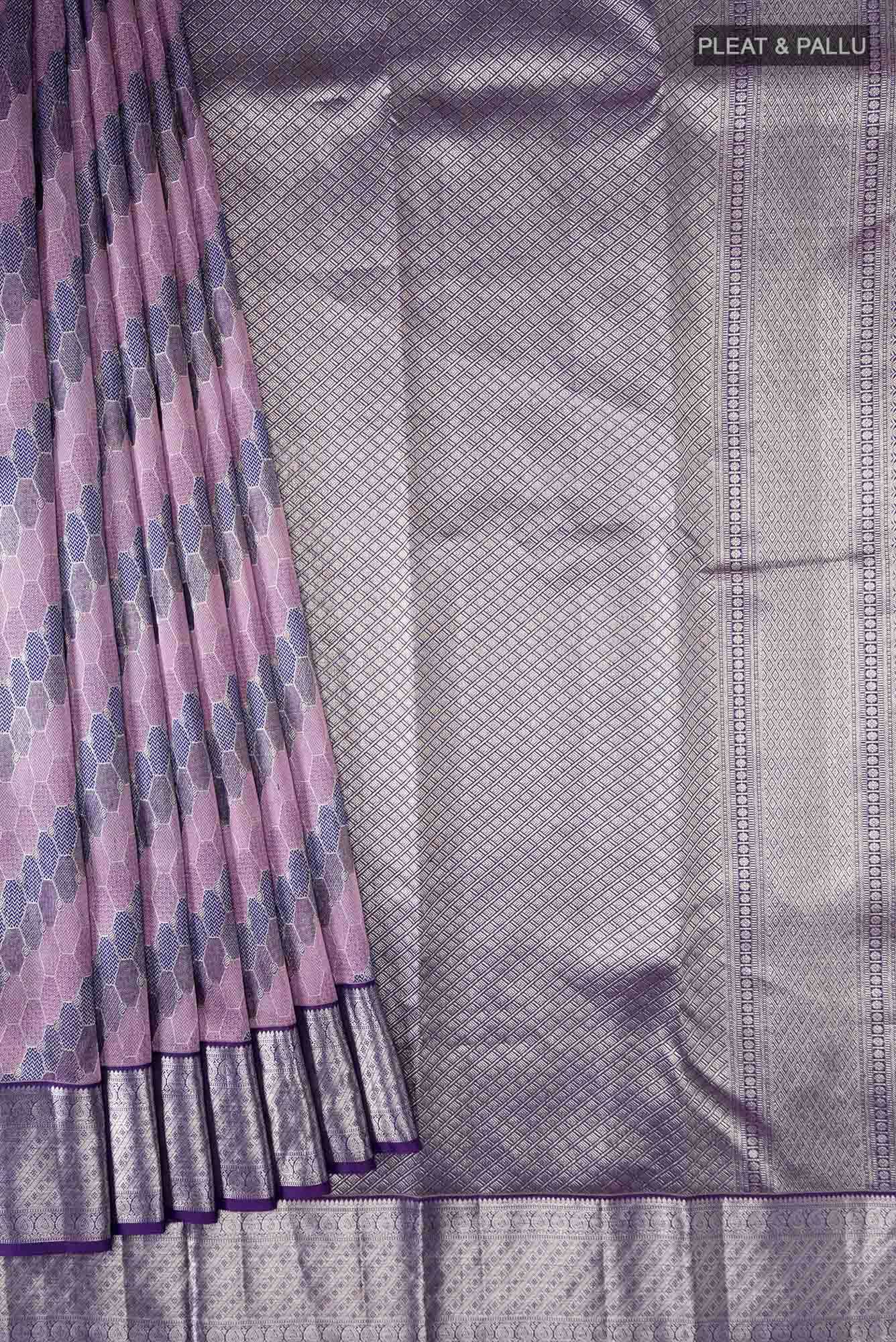 Multi Kanchipuram Silk Saree - Image 2
