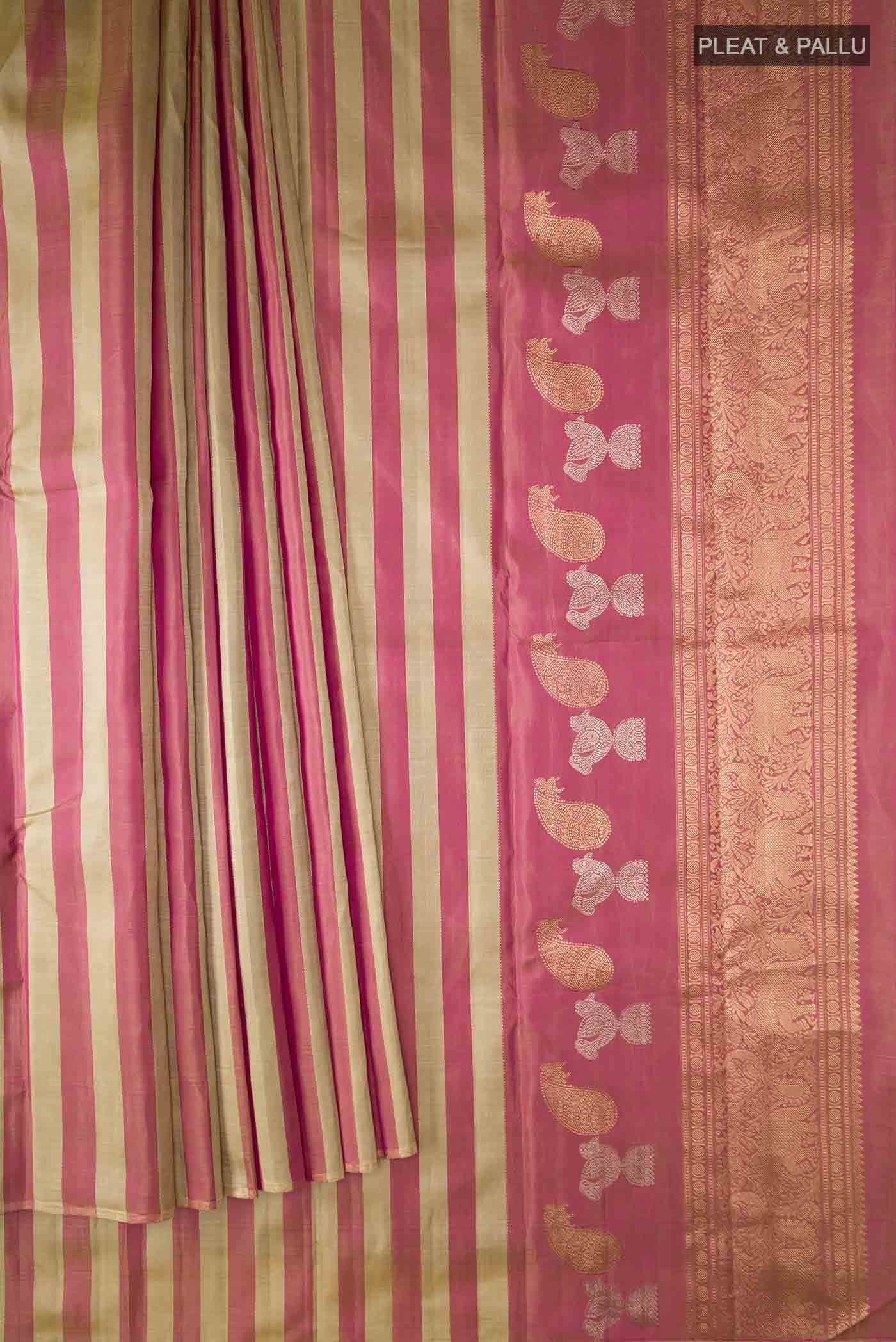 Multi Kanjivaram Silk Saree - Image 2