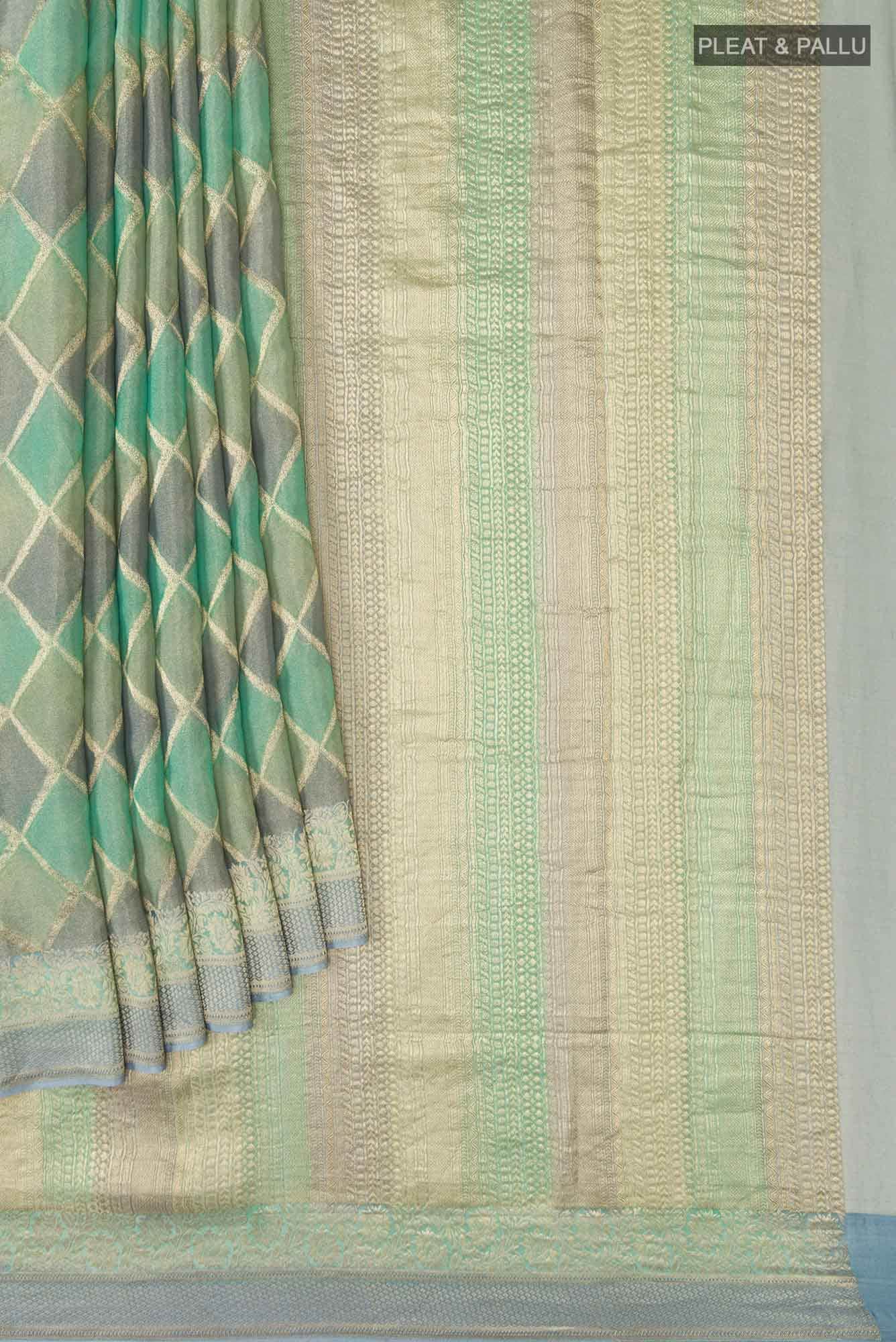 Multi Mysore Georgette Saree - Image 2