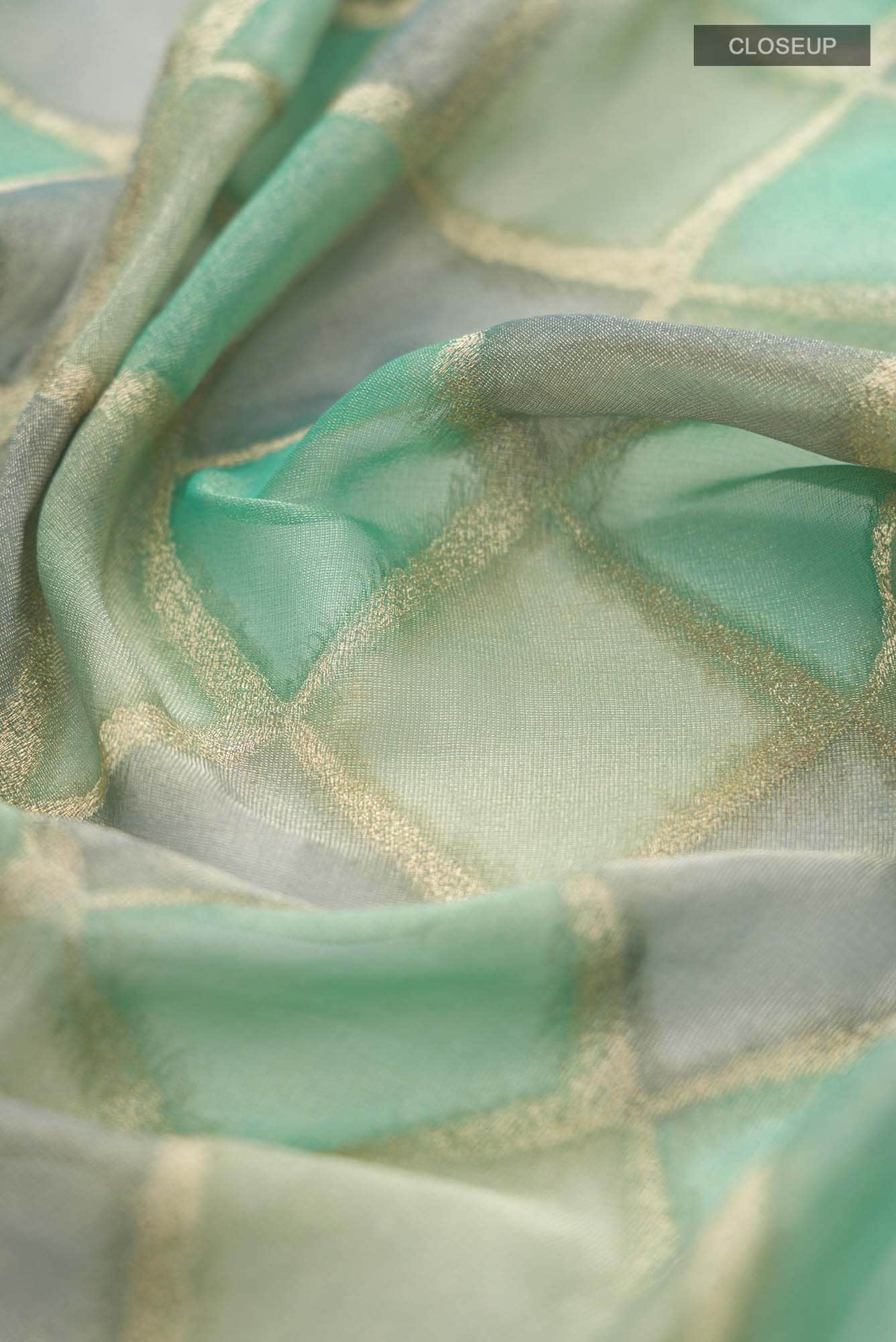 Multi Mysore Georgette Saree - Image 3