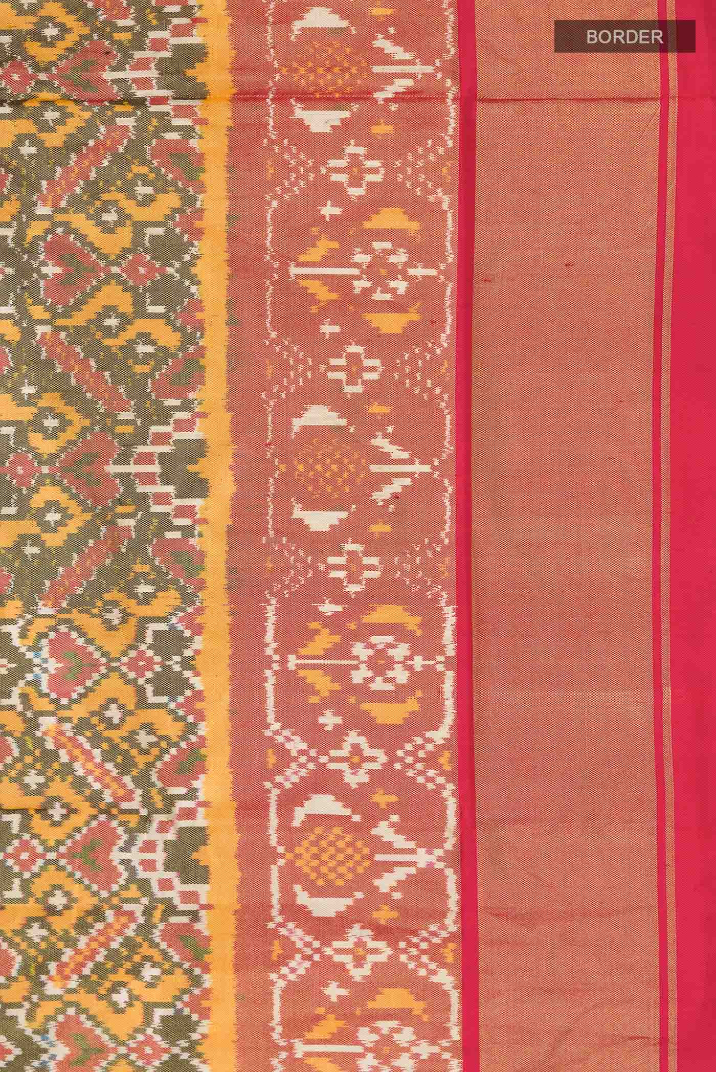 Multi Pochampally Silk Saree - Image 3