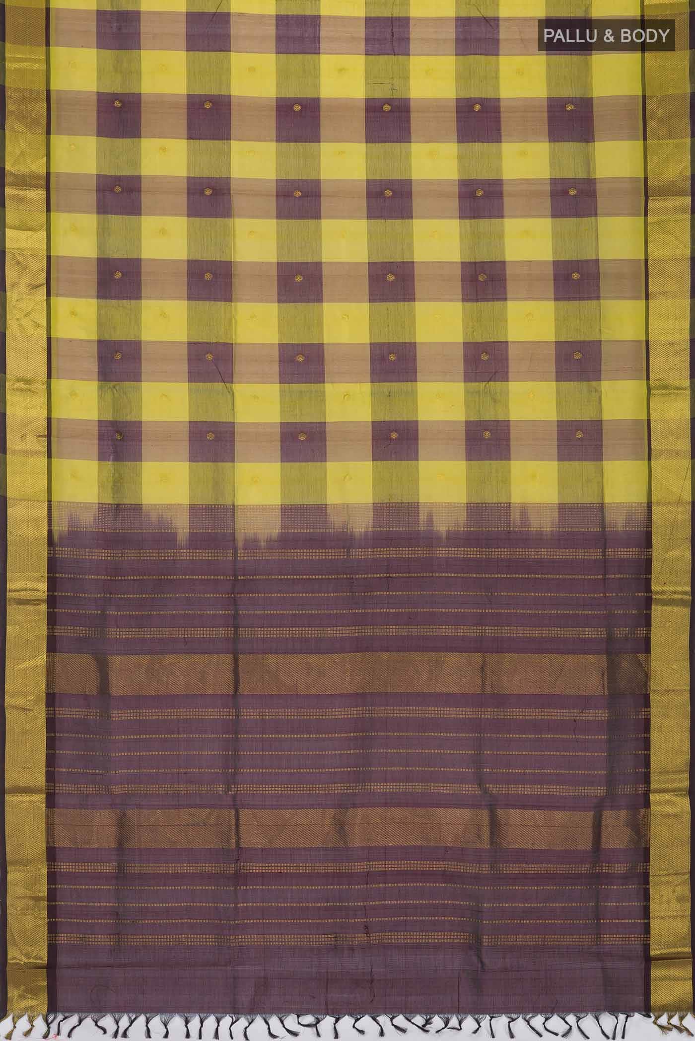 Multi Silk Cotton Saree - Image 3