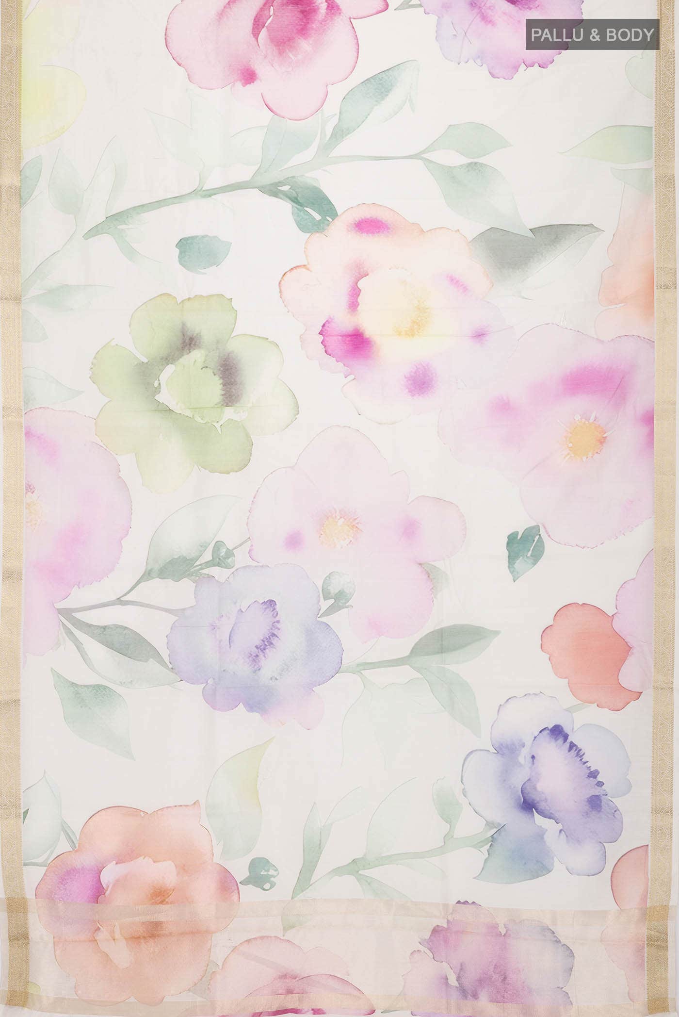 Multi Silk Cotton Saree - Image 2