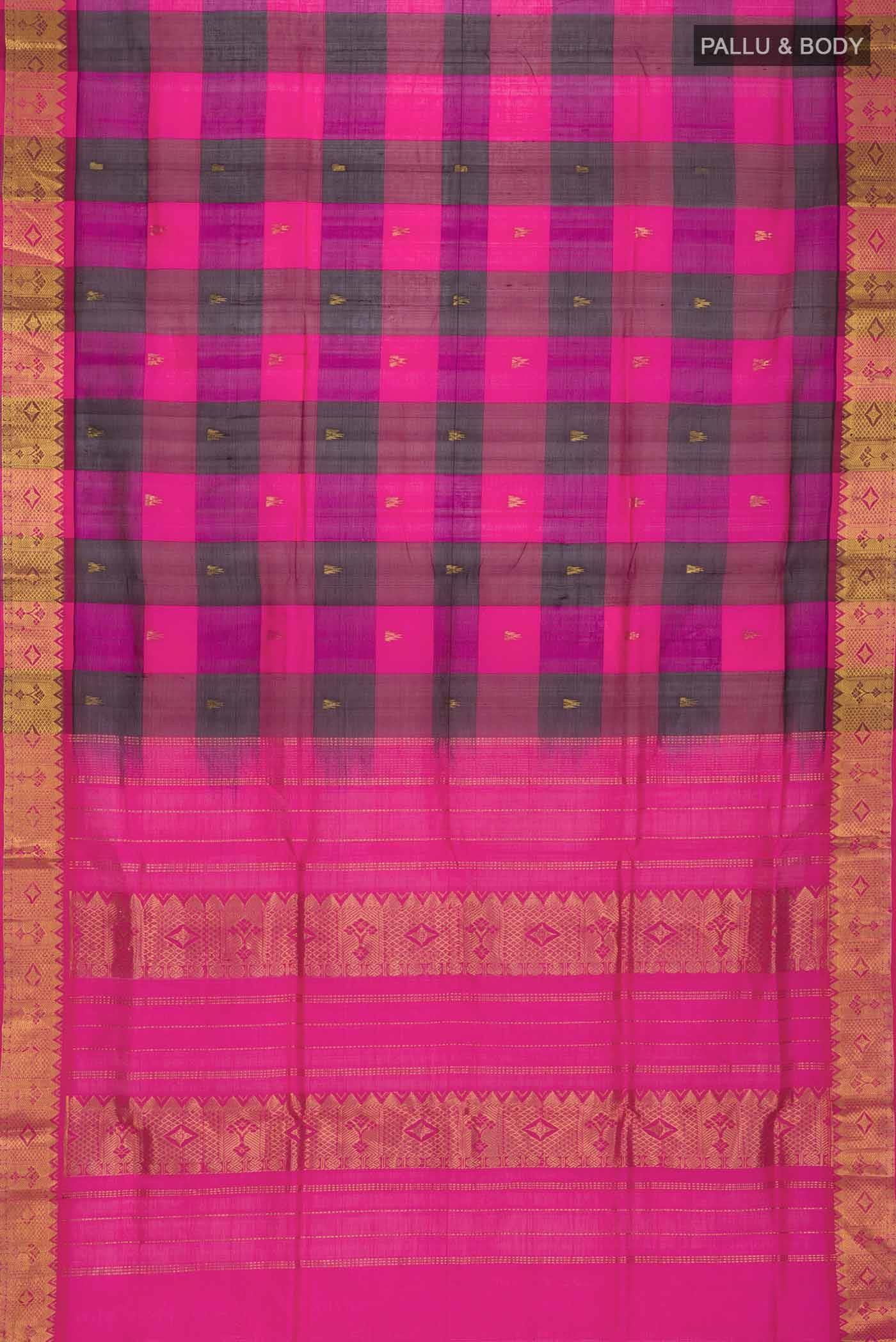 Multi Silk Cotton Saree - Image 2